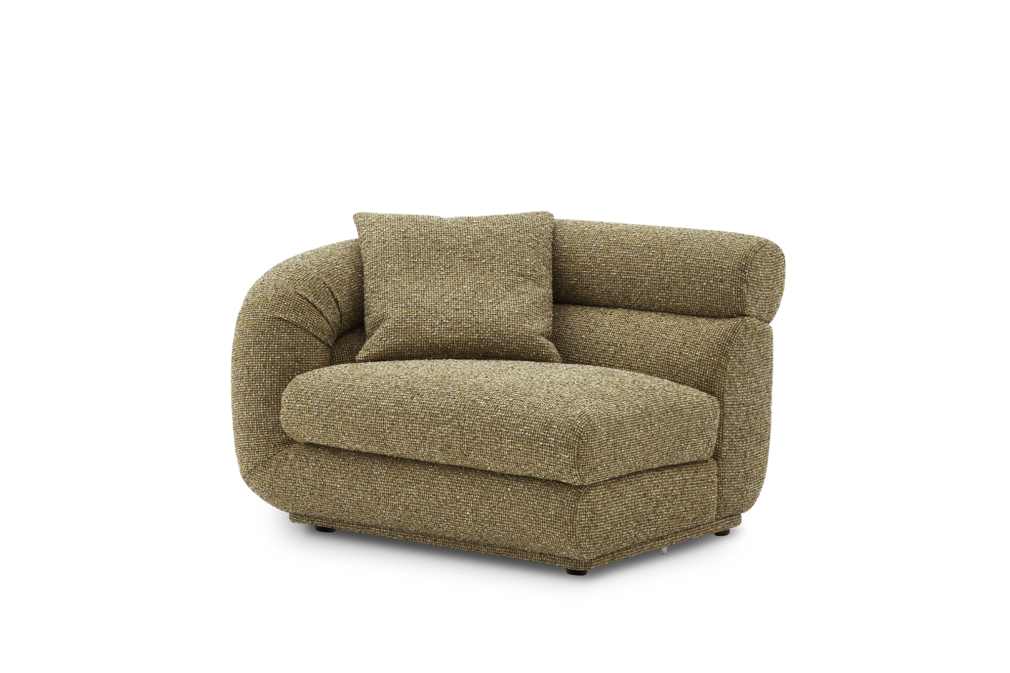 Solari Performance Fabric Left Arm Sofa 10