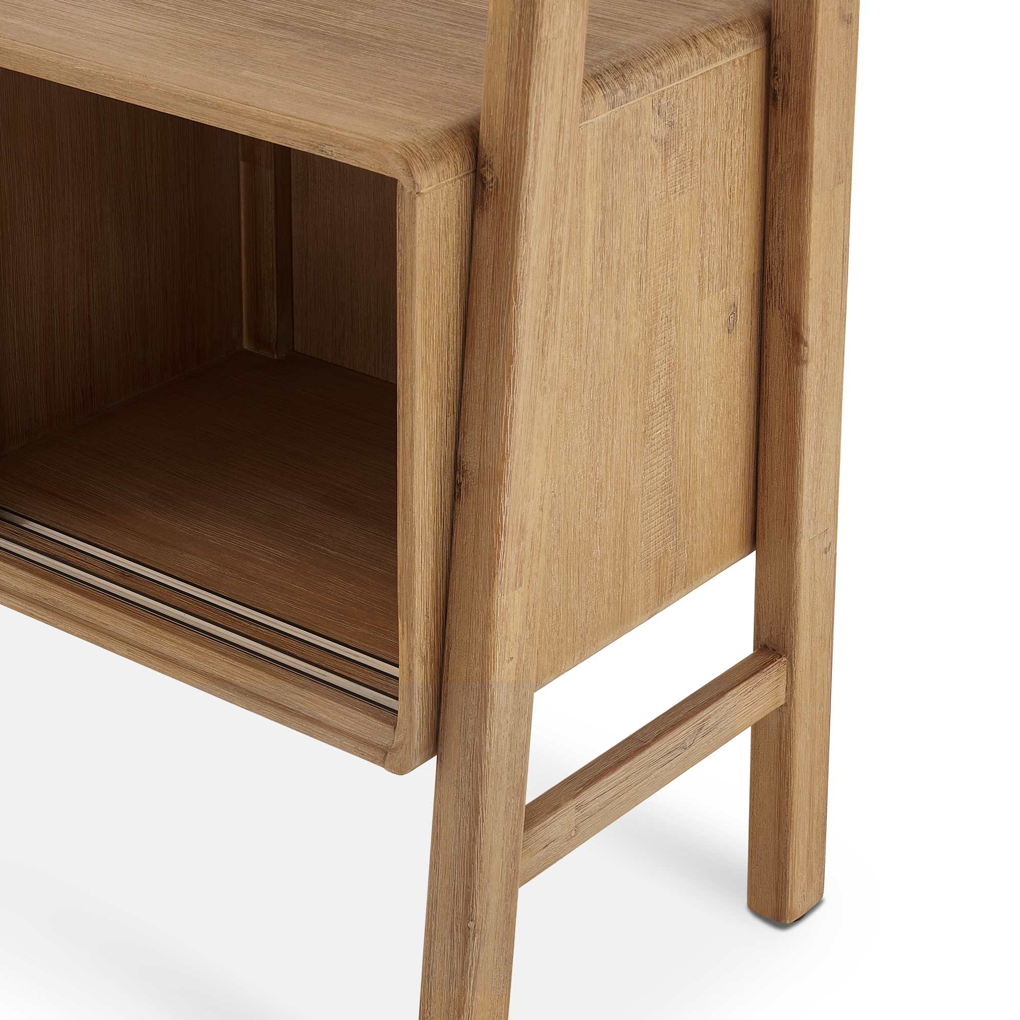 Seb Wall Desk with Bookcase Set 3