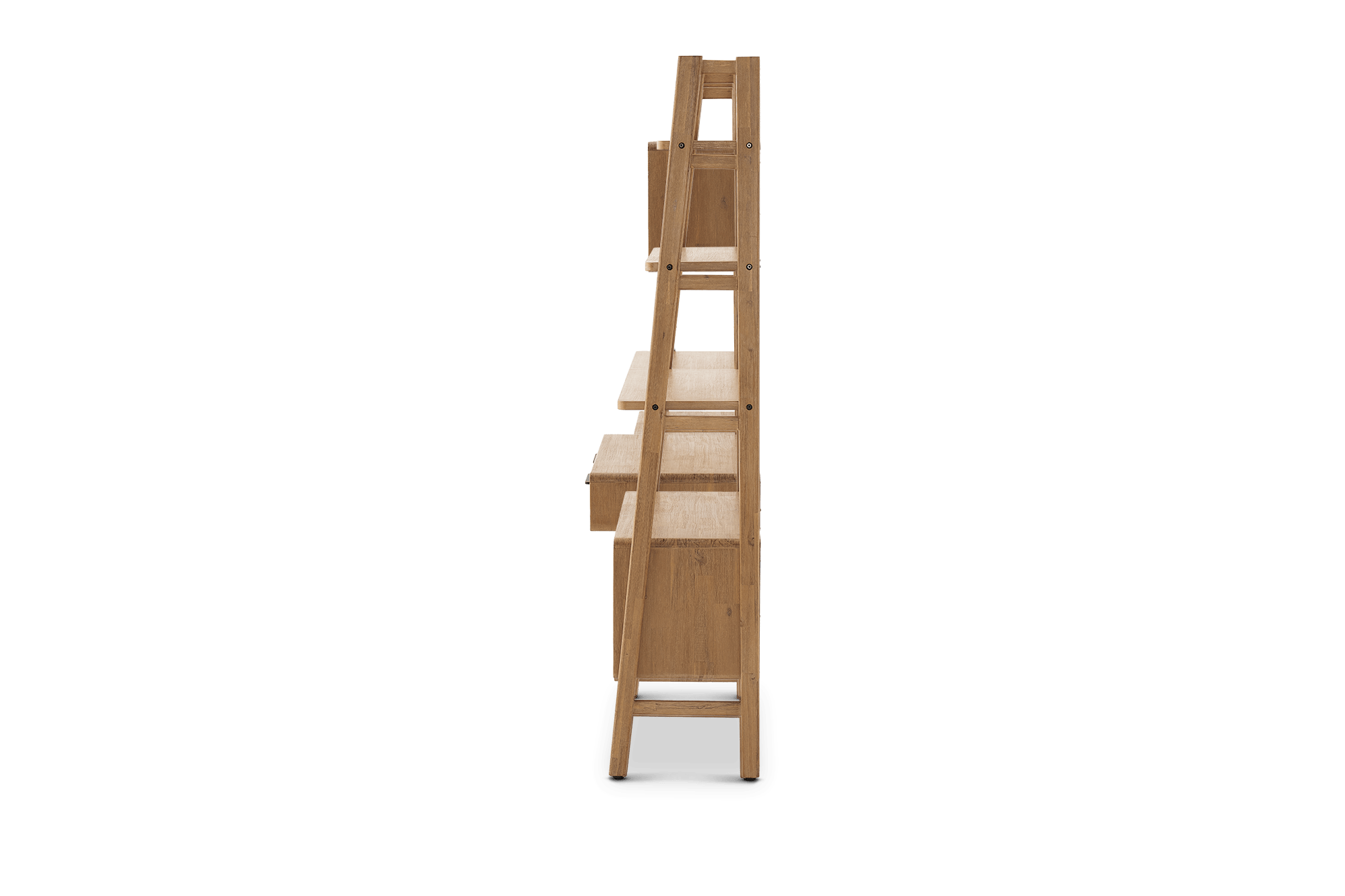 Seb Wall Desk with Bookshelf Set 7
