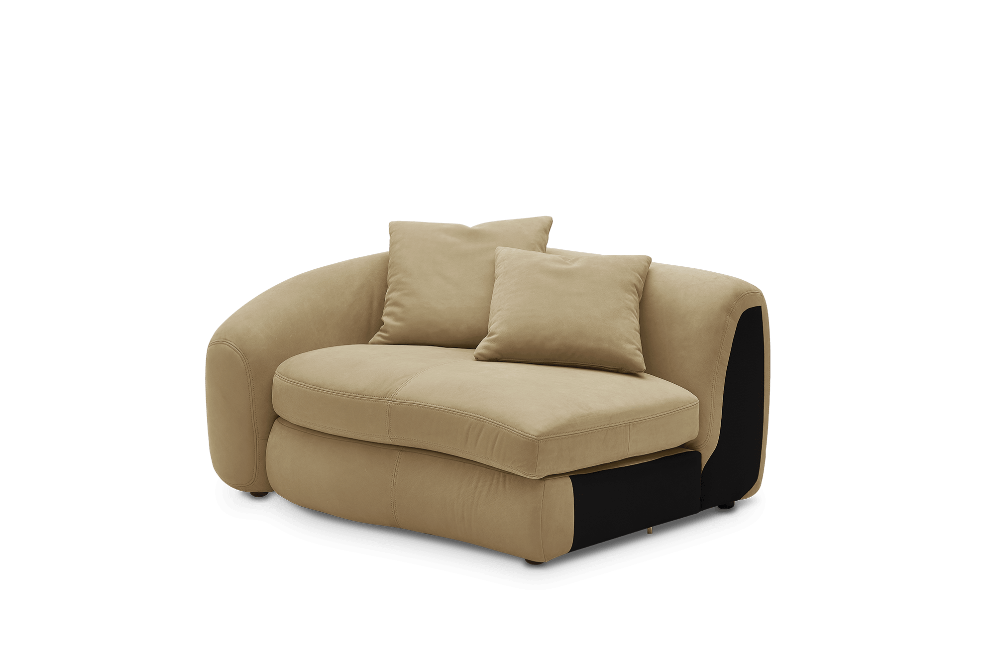 Fable Leather Left Arm Sofa 9