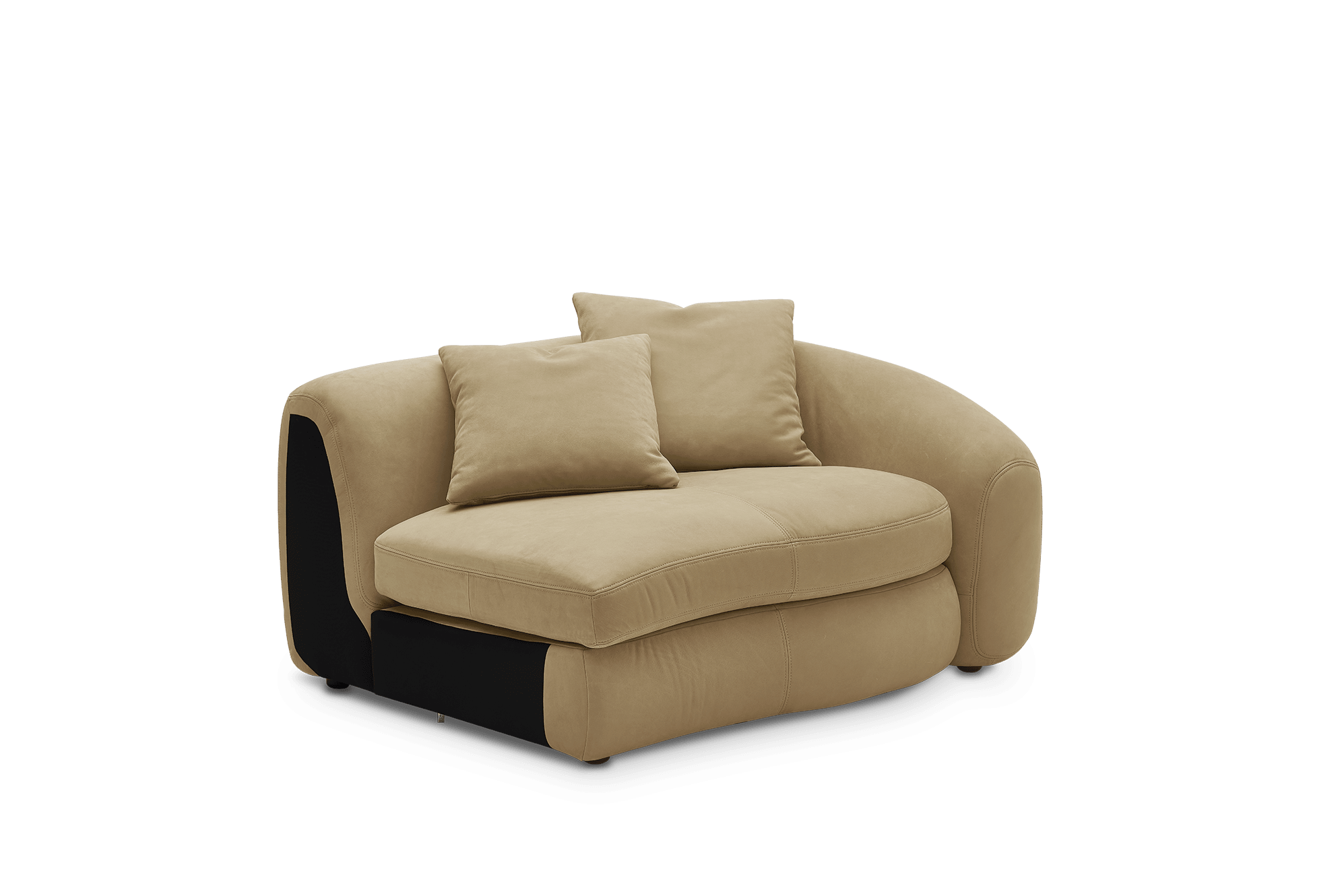 Fable Leather Right Arm Sofa 9