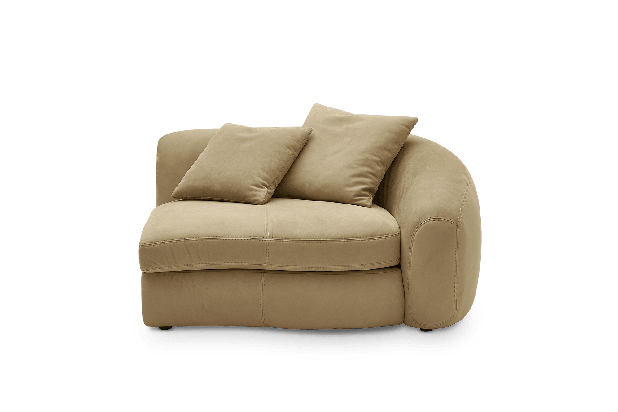 Fable Leather Right Arm Sofa 0