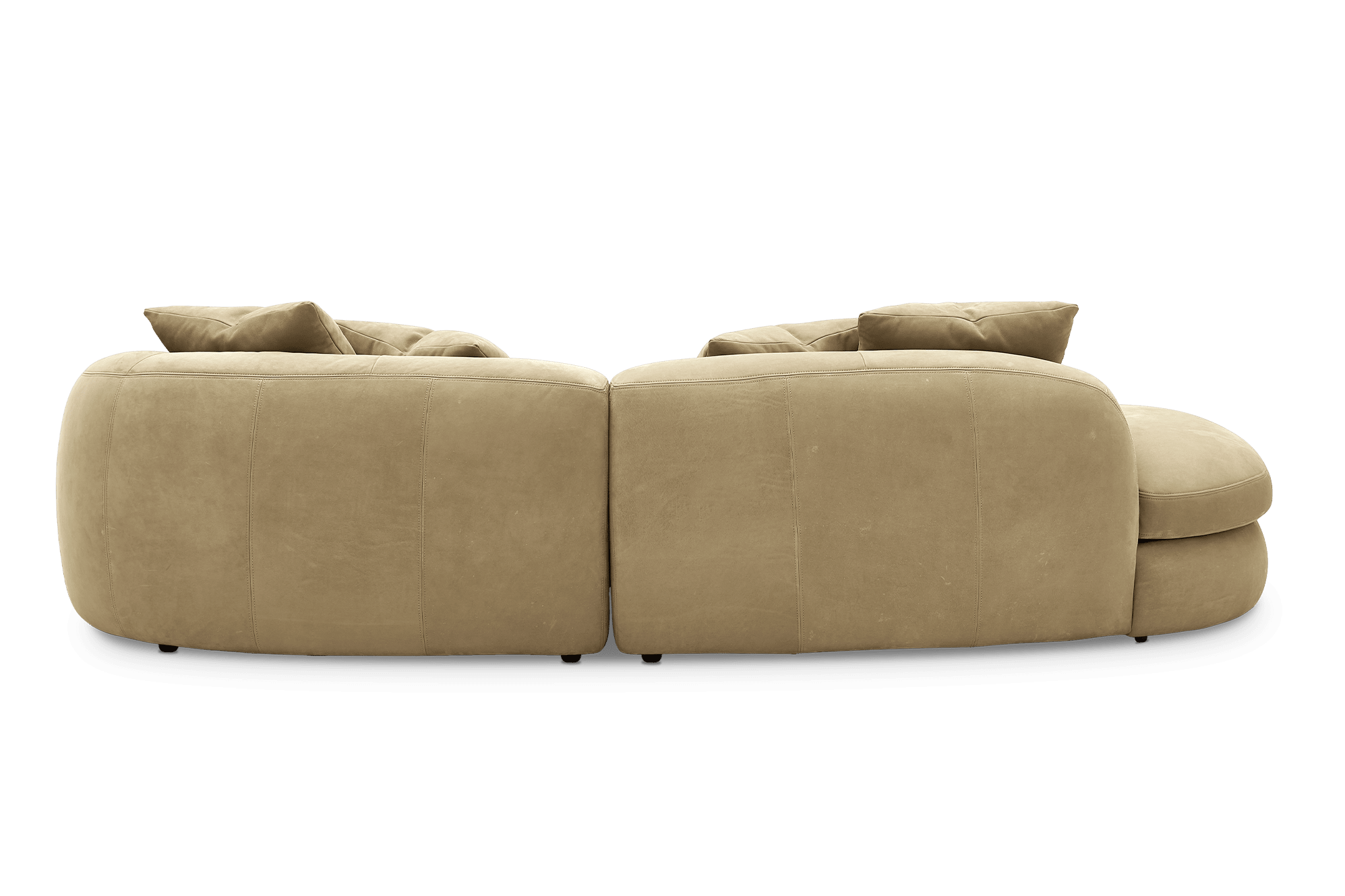 Fable Leather Side Chaise Sofa 10