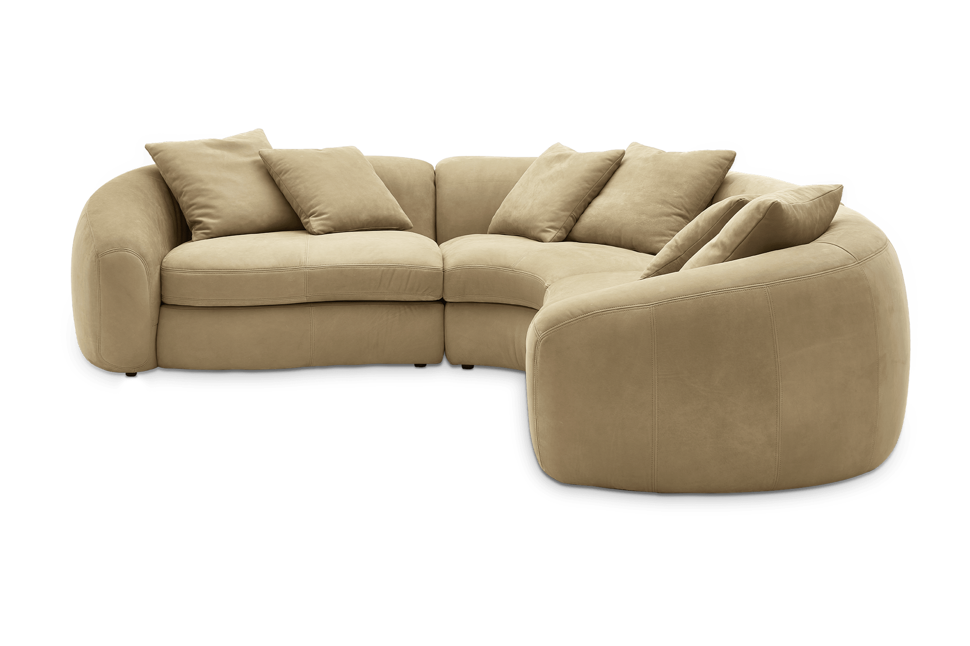 Fable Leather Sectional Sofa 8