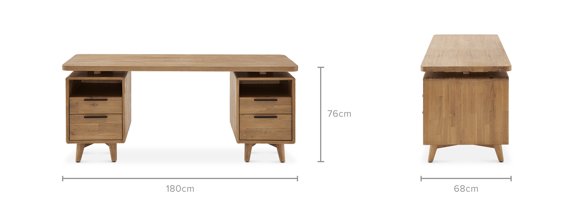 dimension of Seb Executive Desk