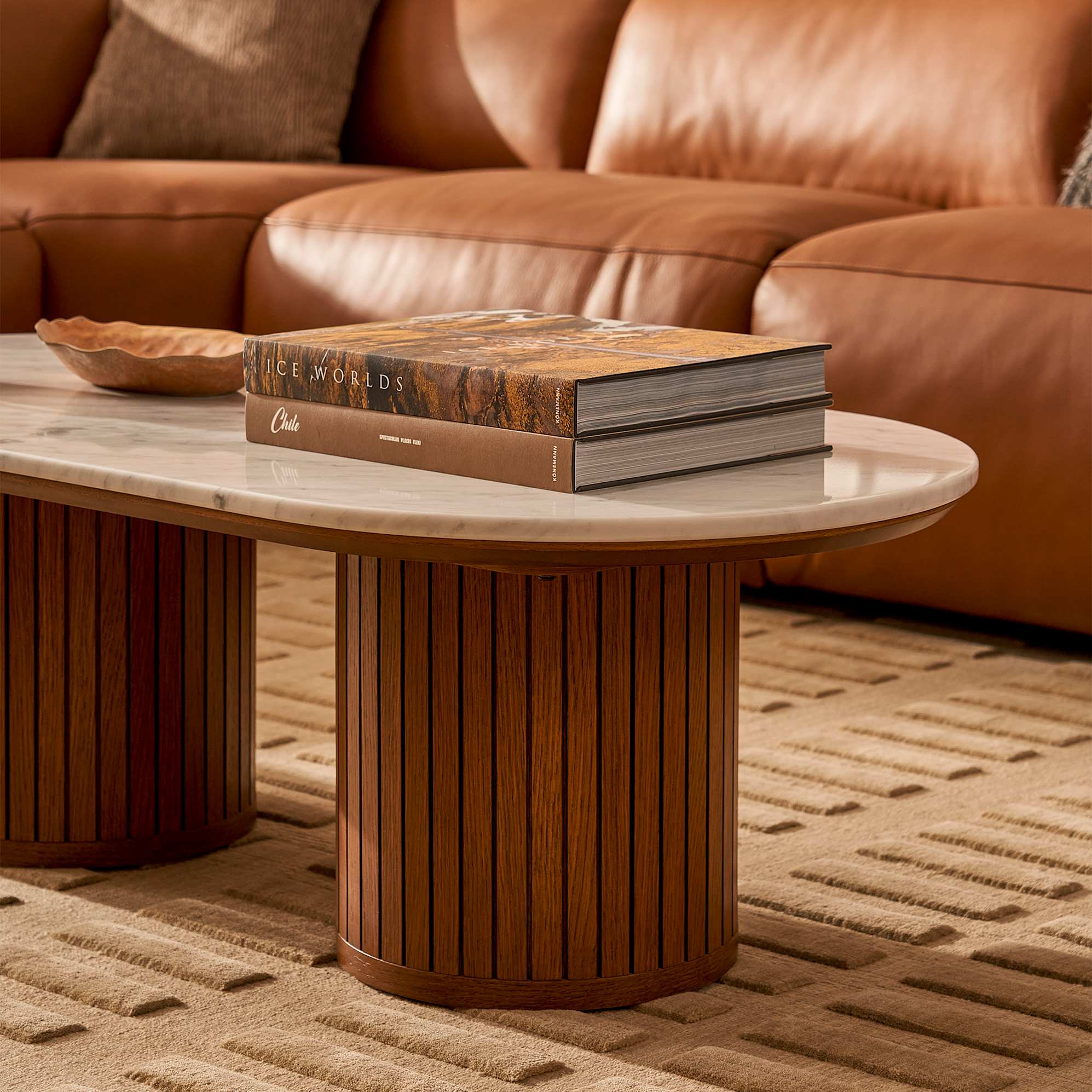 Harper Marble Rectangular Coffee Table 5