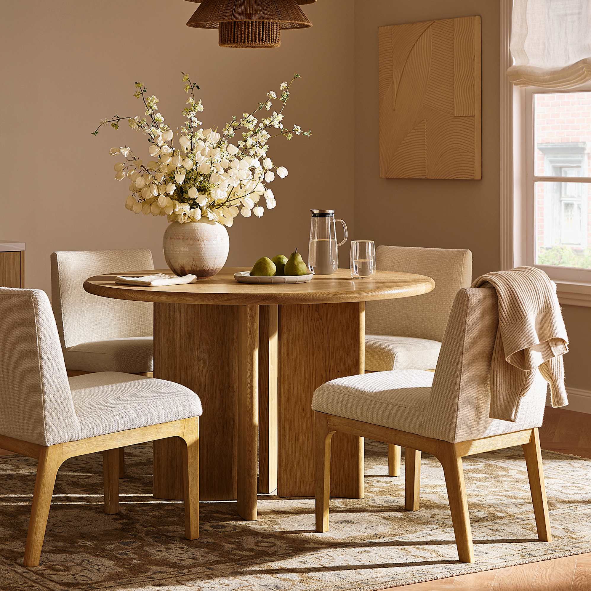 Posey Round Dining Table, 47.2" lifestyle