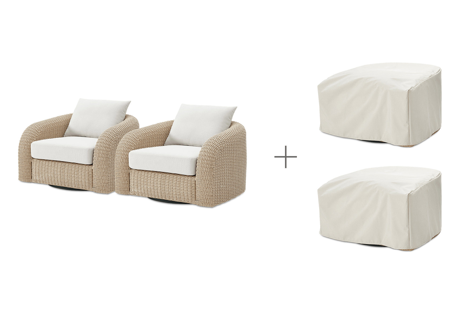 Lorna Outdoor Swivel Lounge Chair 2