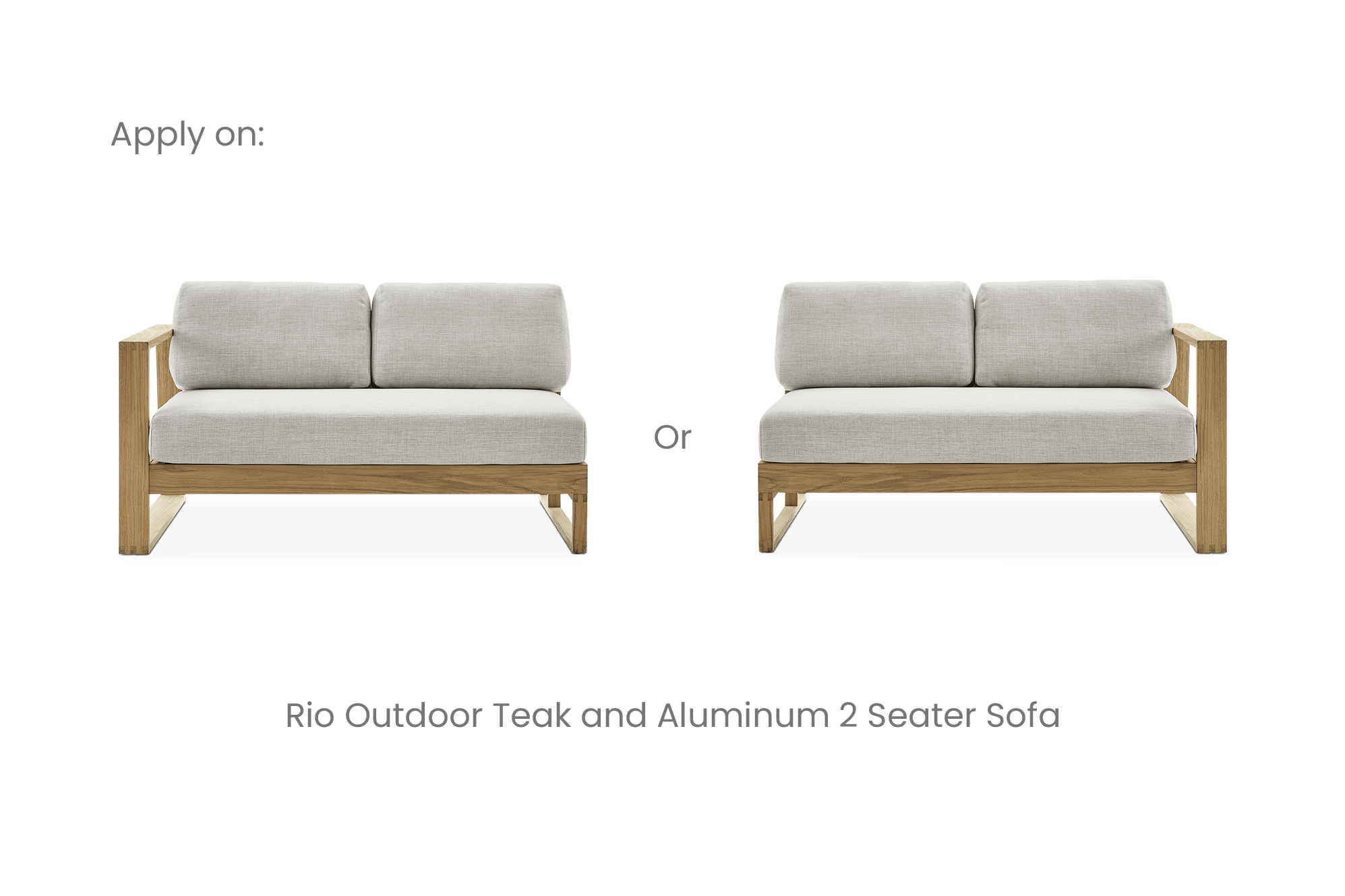 Rio Outdoor 2 Seater Sofa Cover 4