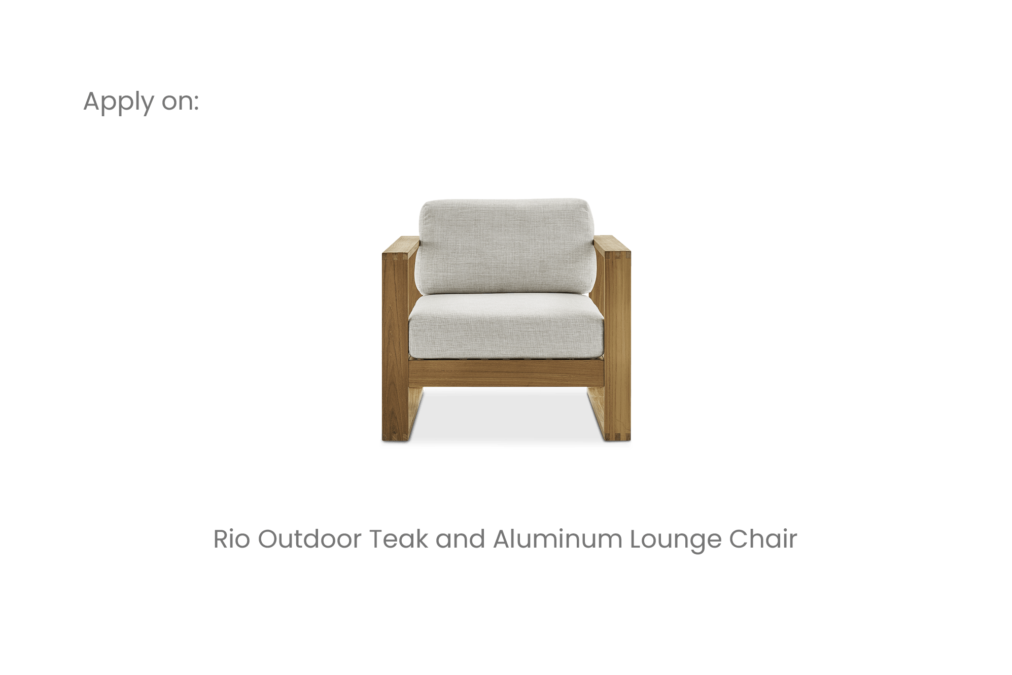 Rio Outdoor Lounge Chair Cover 4