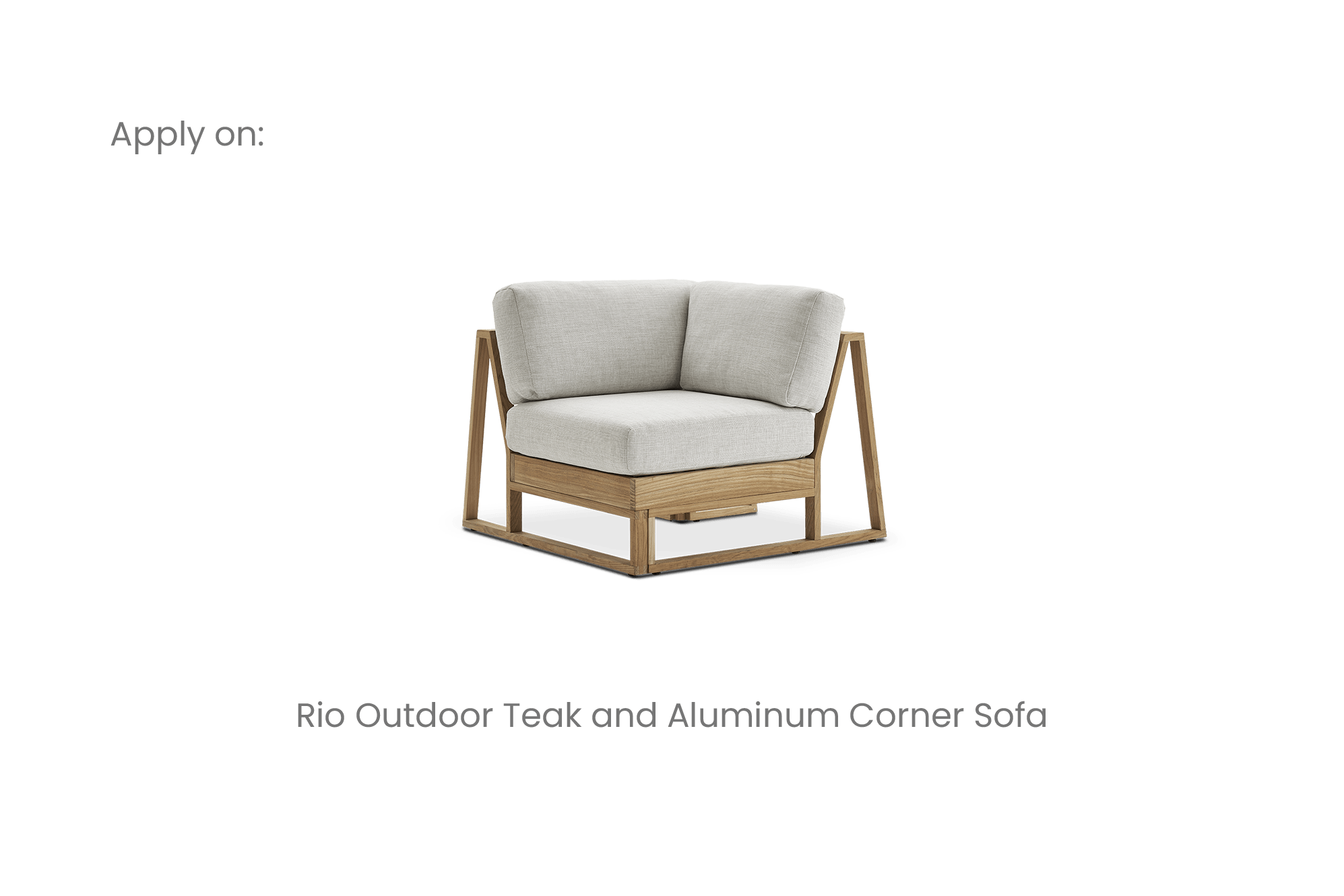 Rio Outdoor Corner Sofa Cover 4
