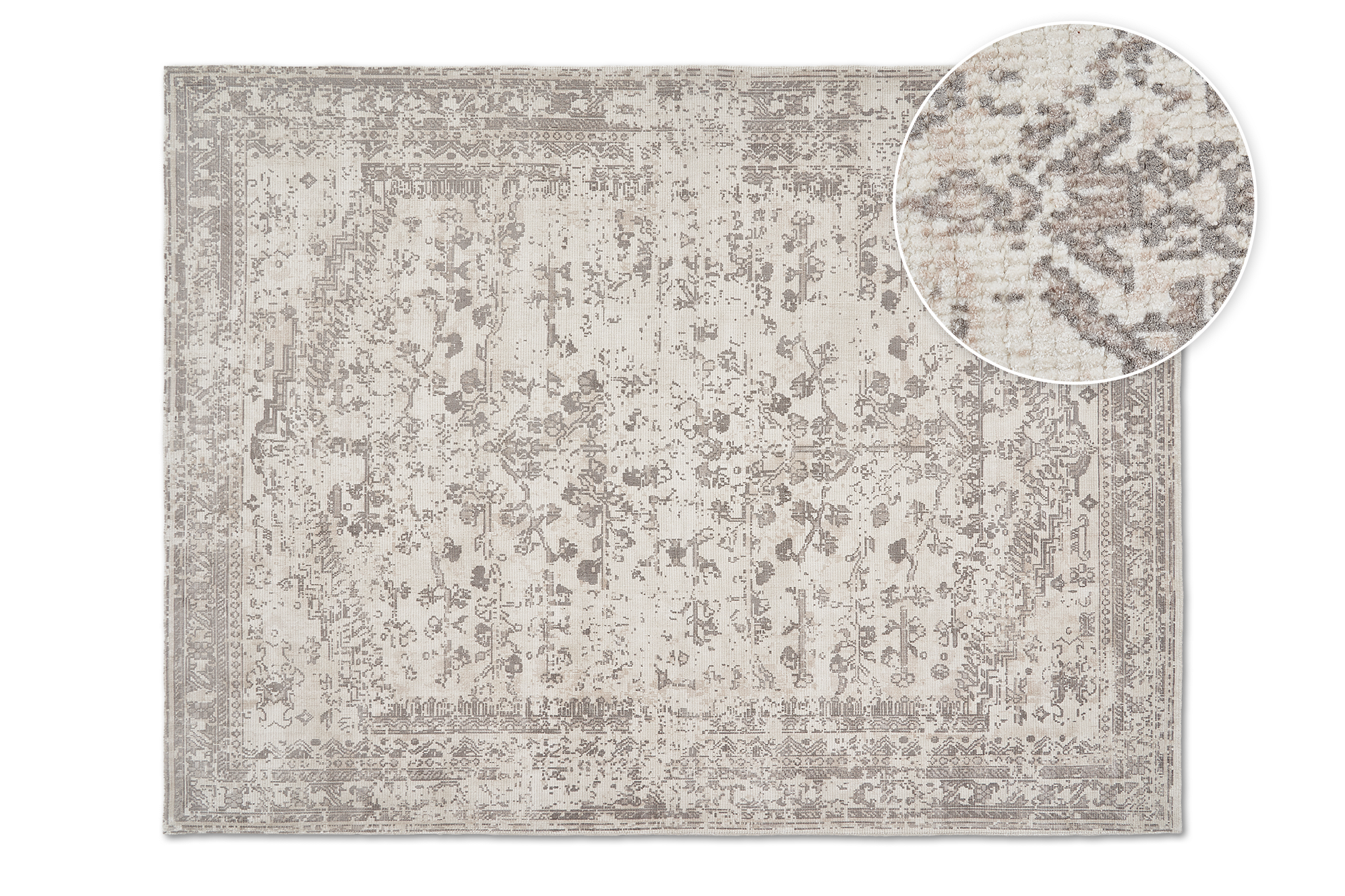 Nola Area Rug, Coal, 274 x 366cm