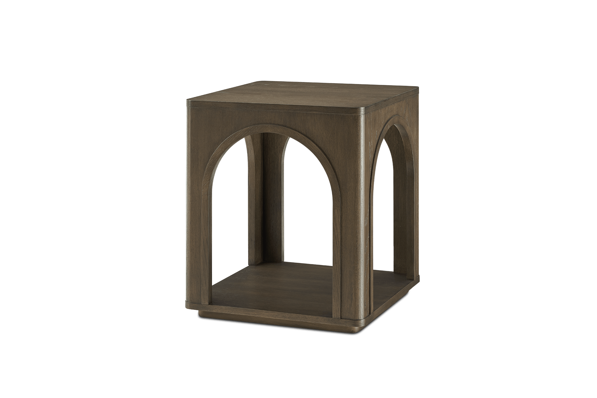 Arcadia Side Table, Caramel Oak