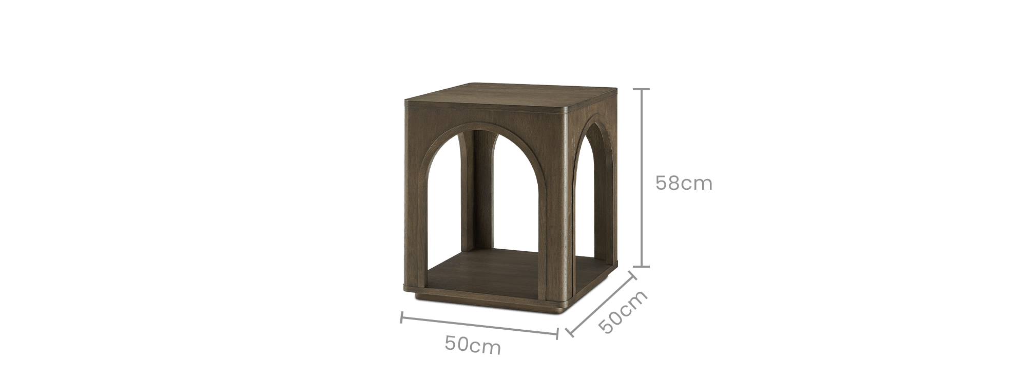 dimension of Arcadia Side Table