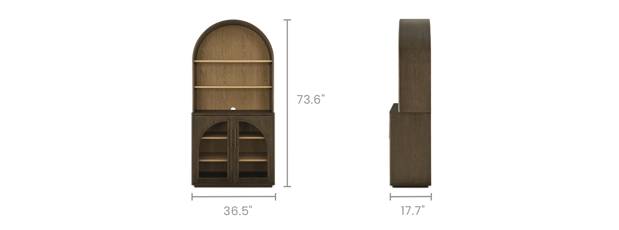 dimension of Arcadia Storage Combination