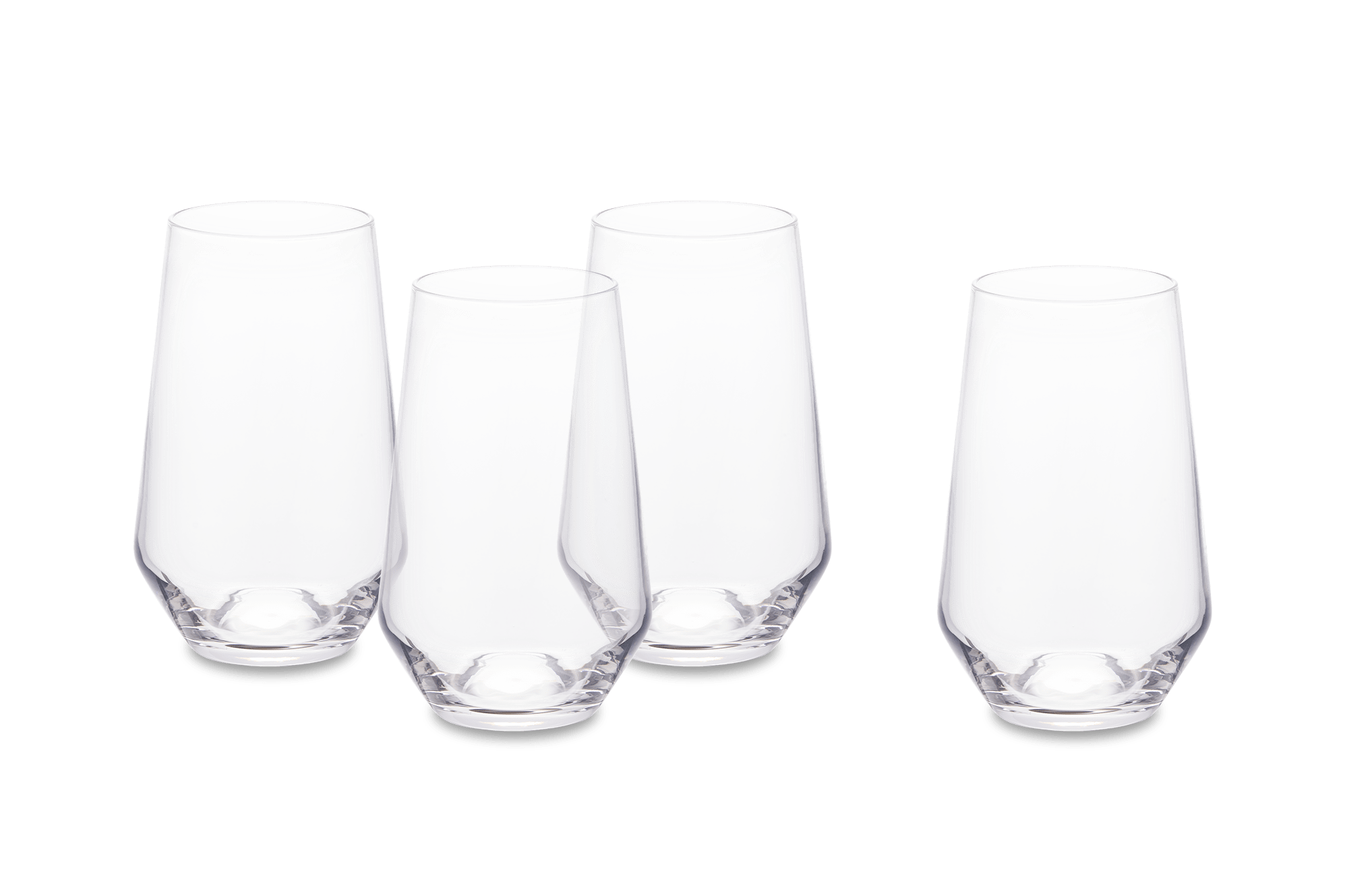 Prism Tall Drinking Glasses, Set of 4 1