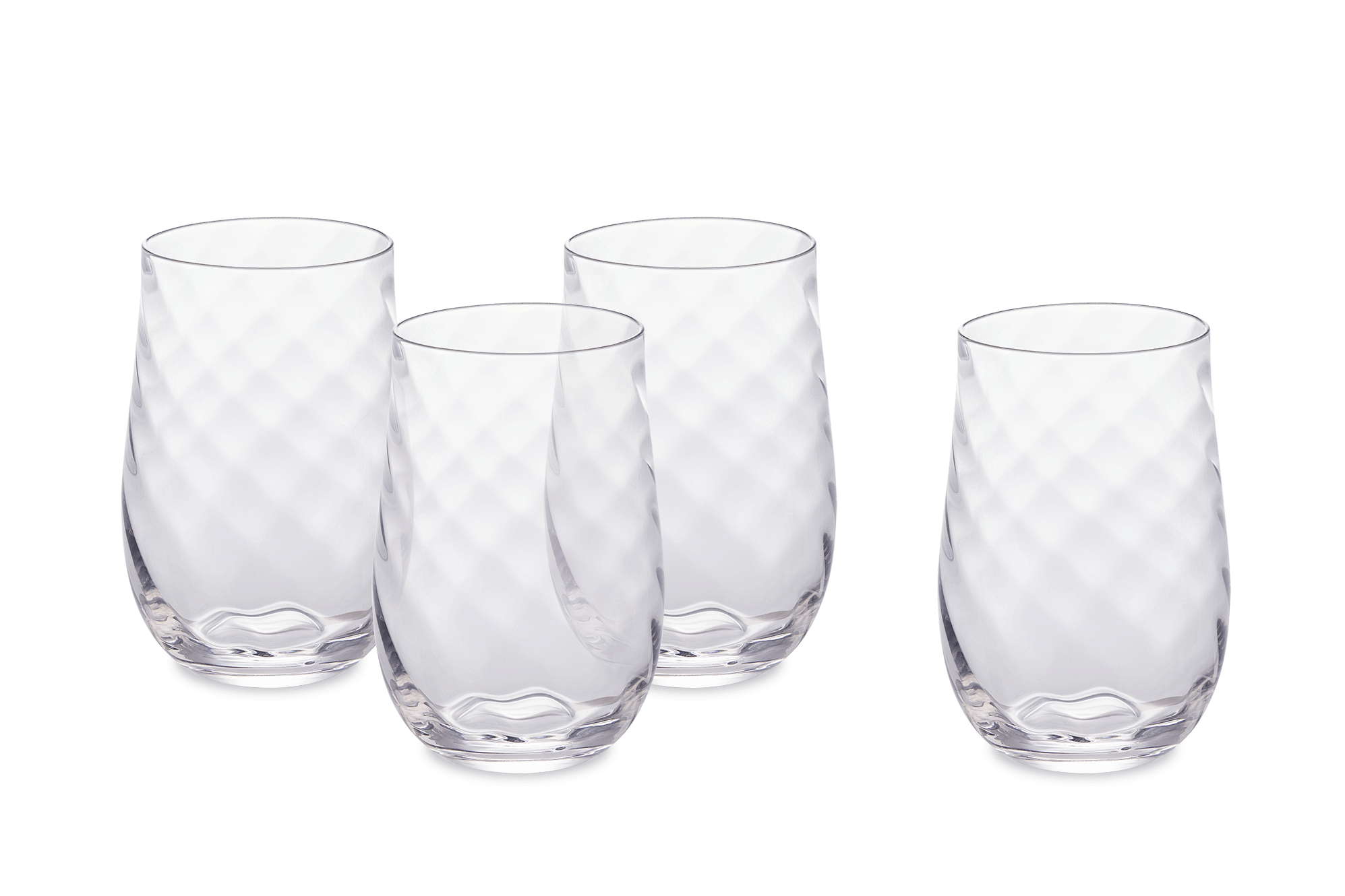 Cascade Tall Drinking Glasses, Set of 4 1