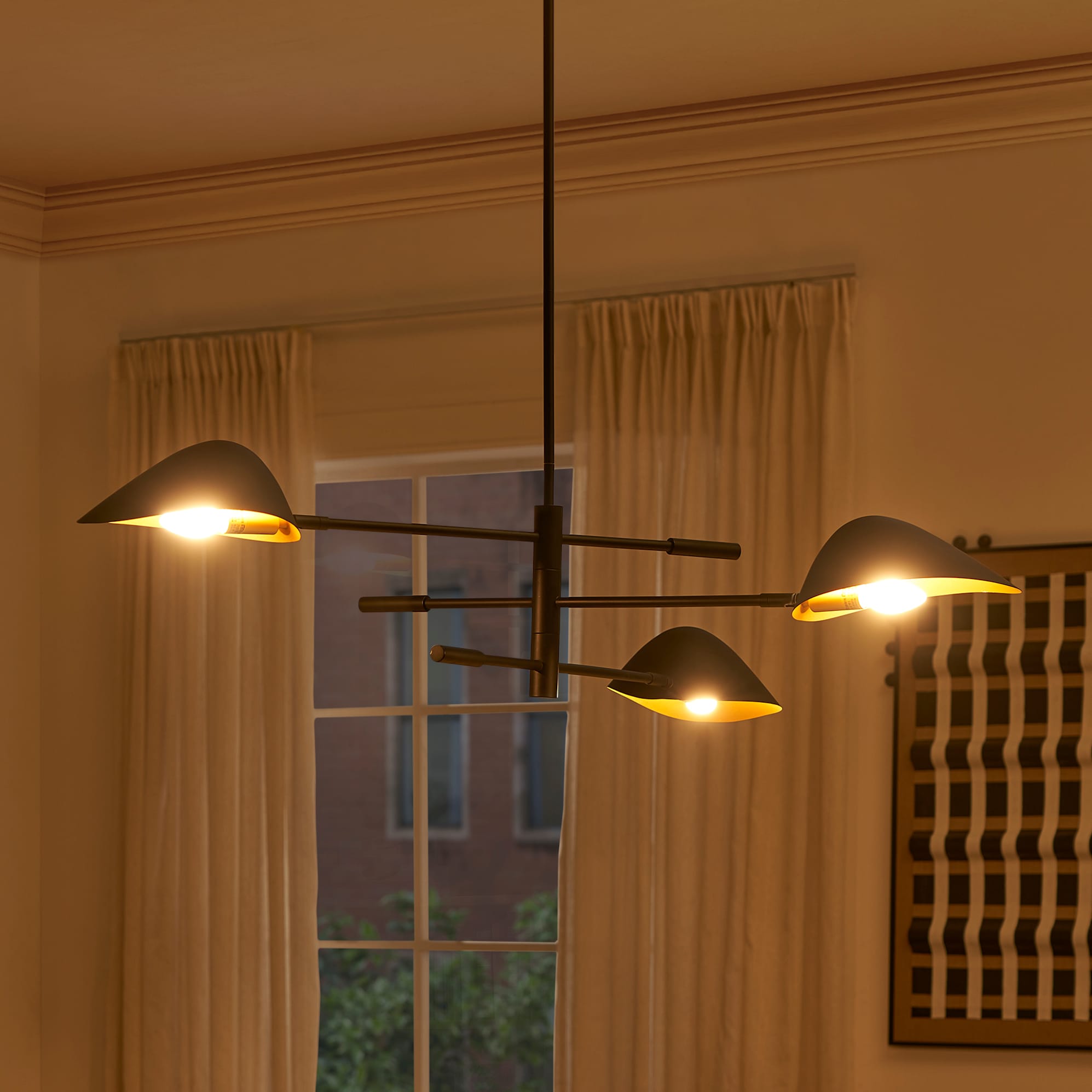 Benedict 3-Light Chandelier lifestyle