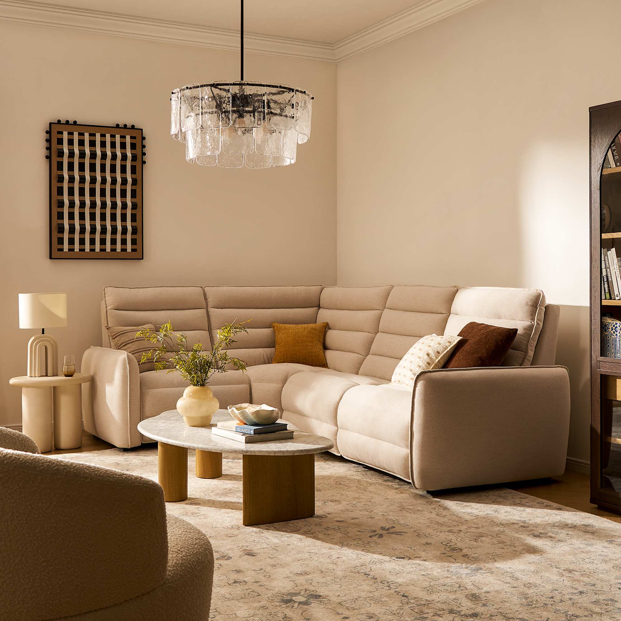 Reverie Performance Fabric Corner Sofa 2