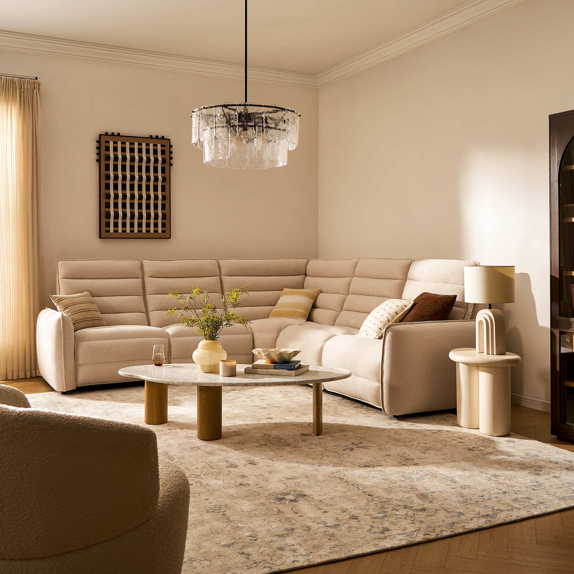 Reverie Performance Fabric Corner Sofa 3