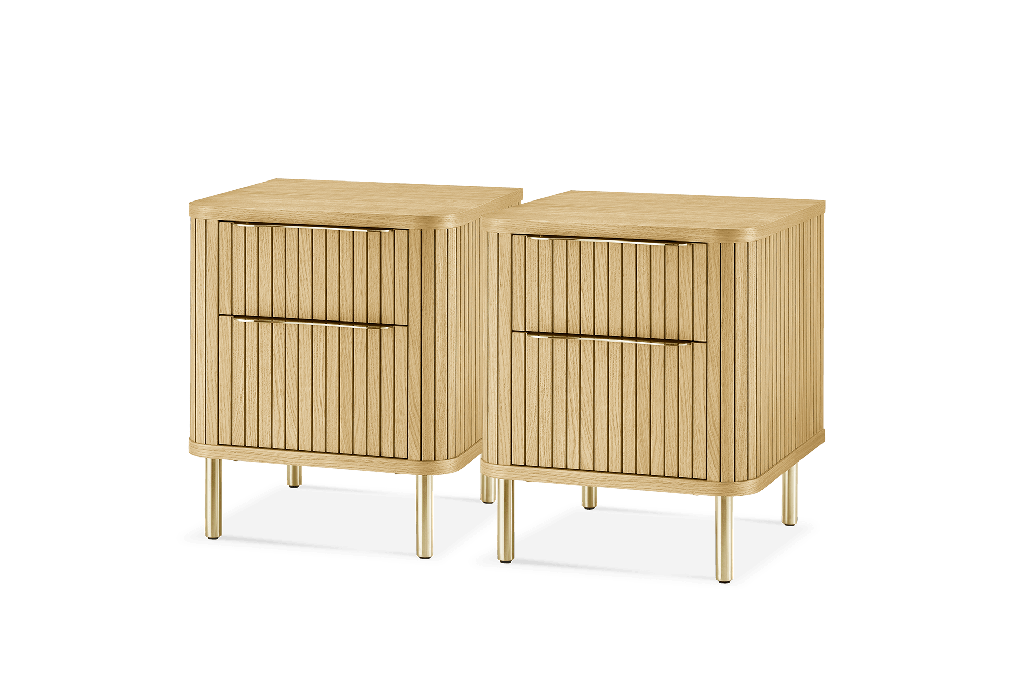 Harper 2-Drawer Bedside Table