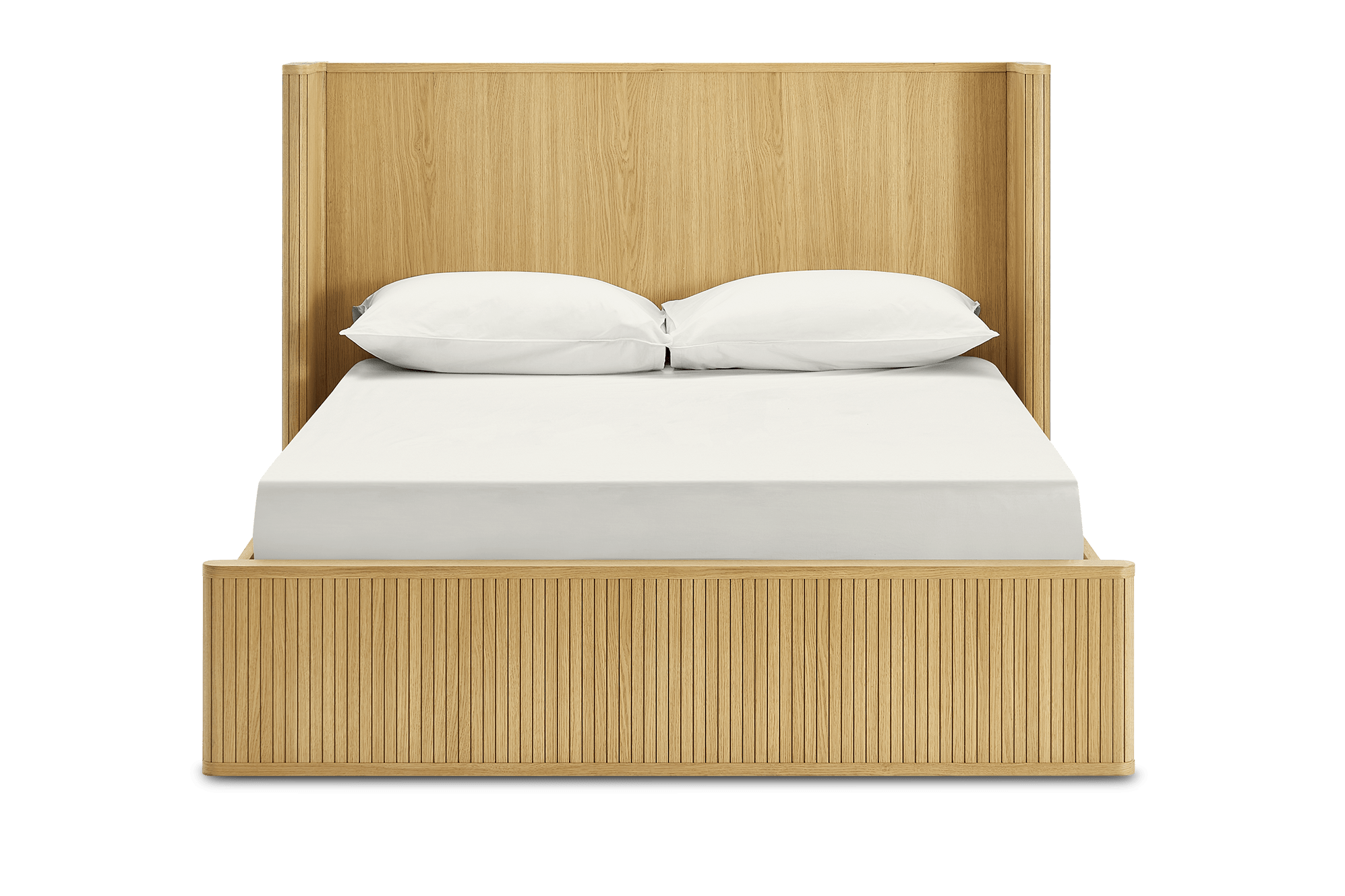 Harper Queen Size Bed, Natural
