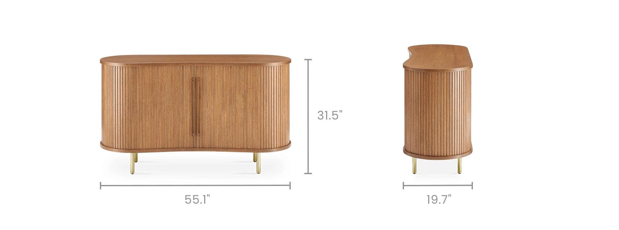 dimension of Harper Small Sideboard