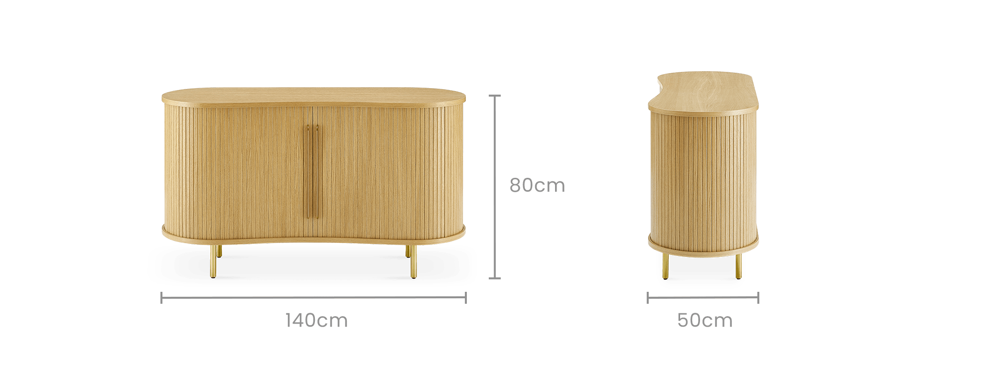 dimension of Harper Small Sideboard