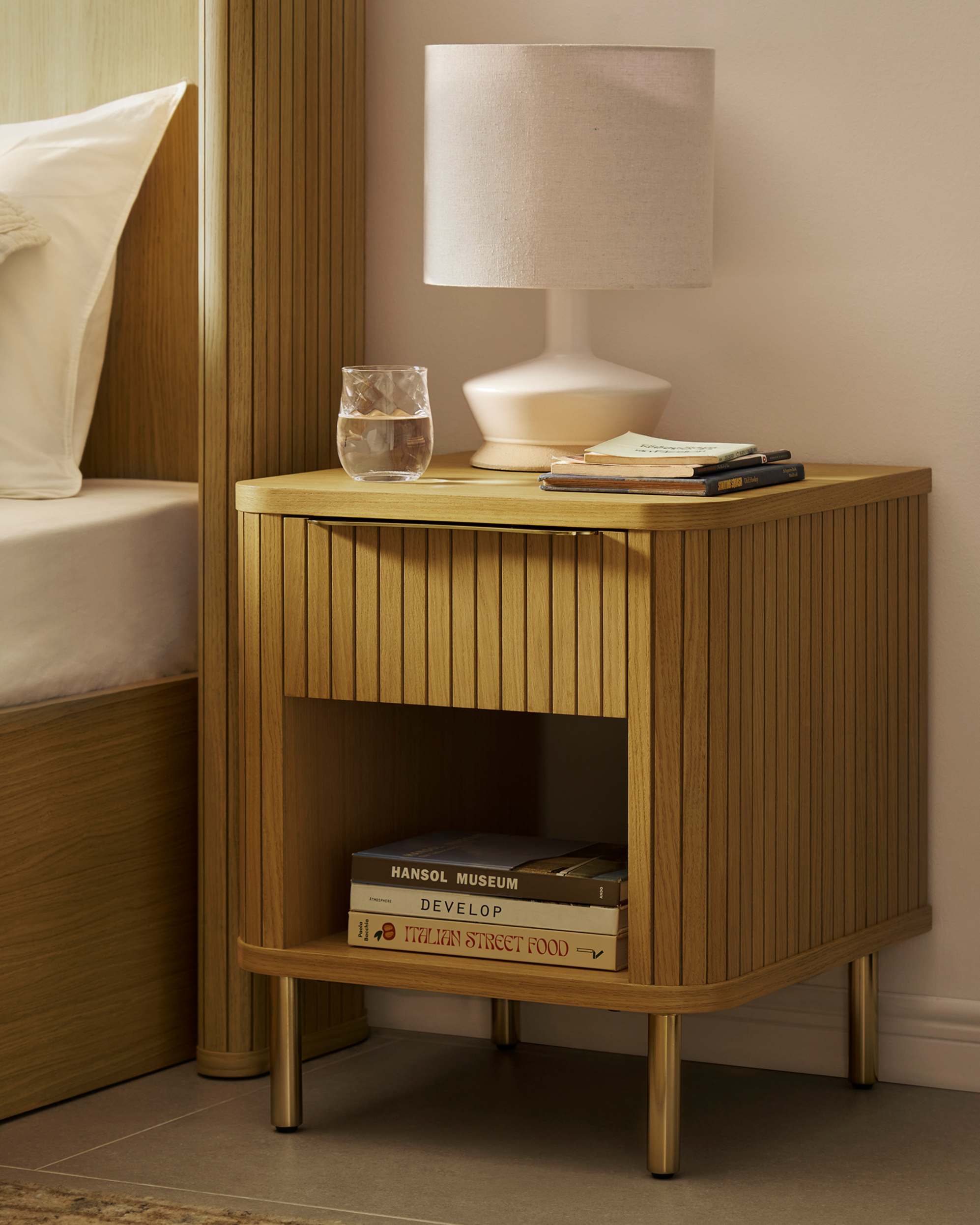 Harper 1-Drawer Nightstand 0