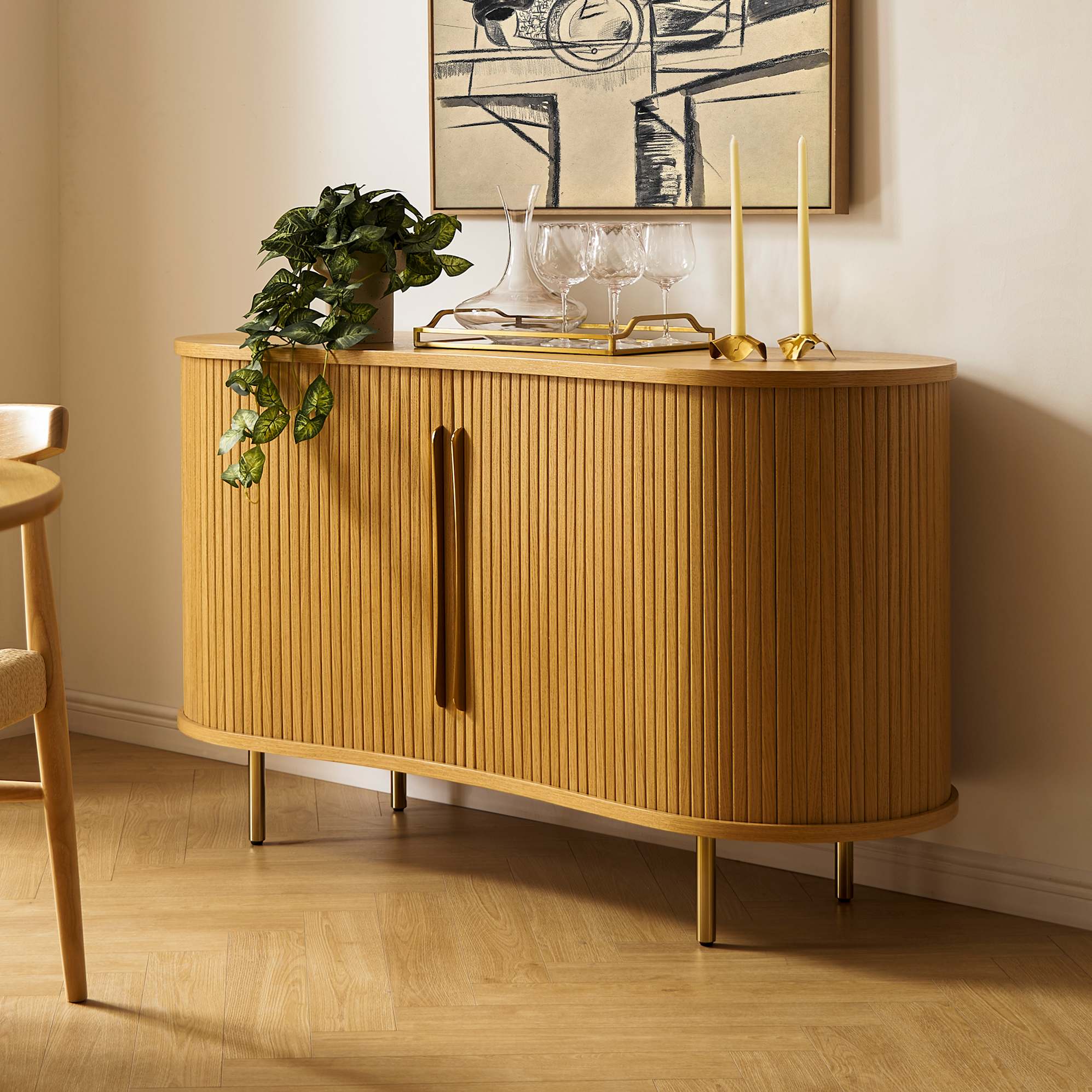 Harper Small Sideboard 140cm, Natural lifestyle