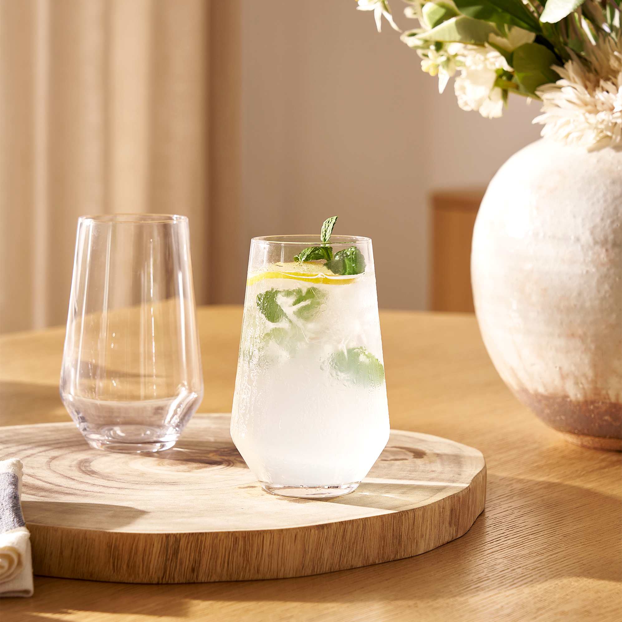 Prism Tall Drinking Glasses, Set of 4 2