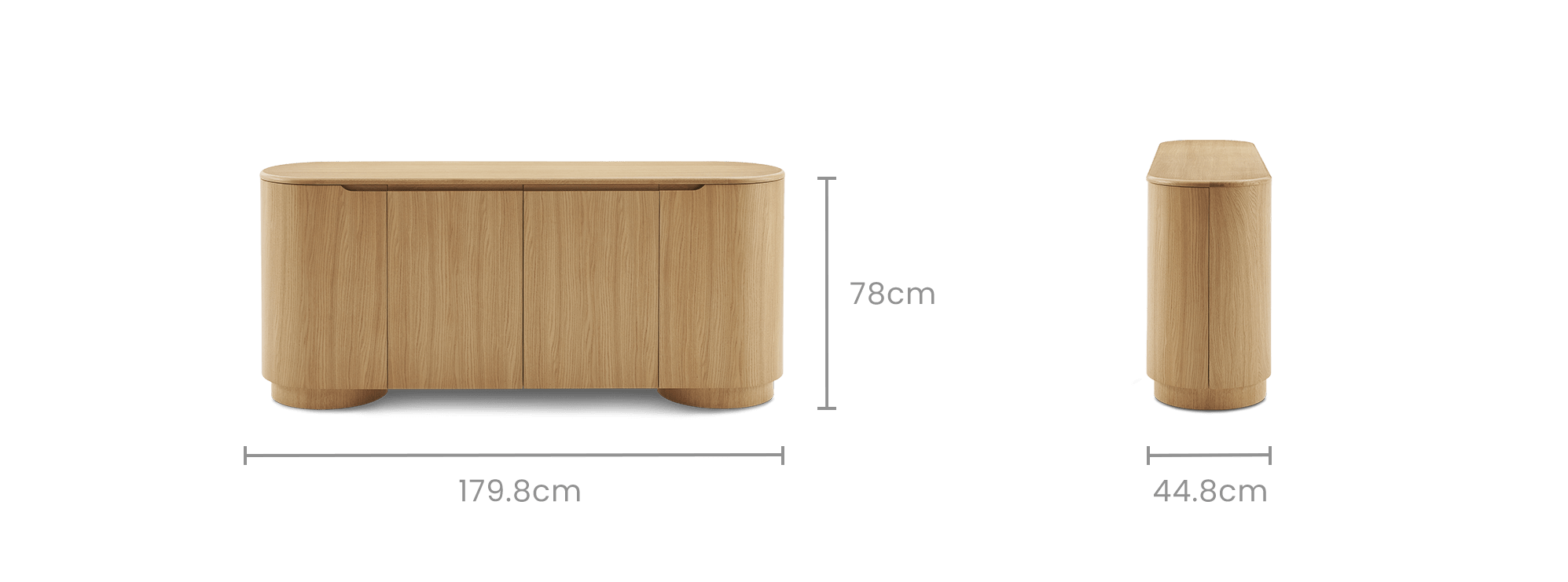 dimension of Posey Sideboard