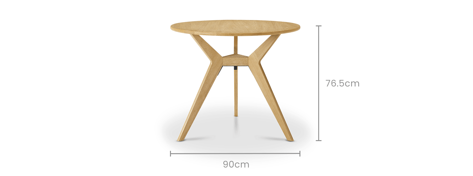 dimension of Tribeca Round Dining Table