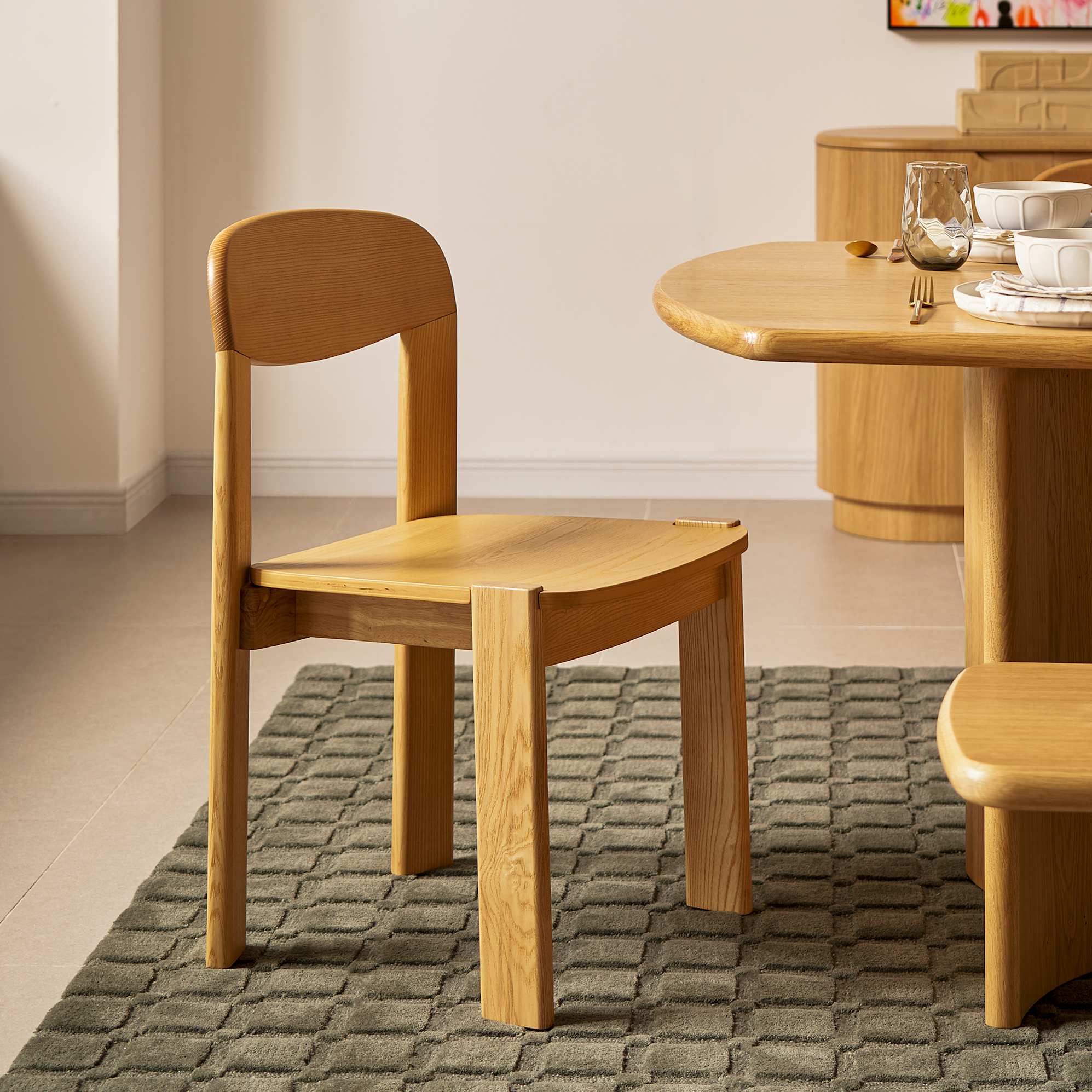 Anya Dining Chair, Natural lifestyle