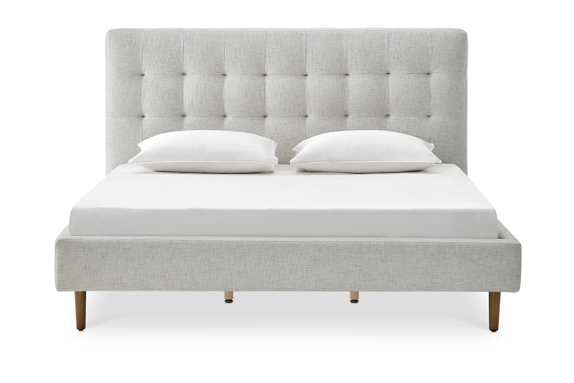 Madison Super King Size Bed, Bisque
