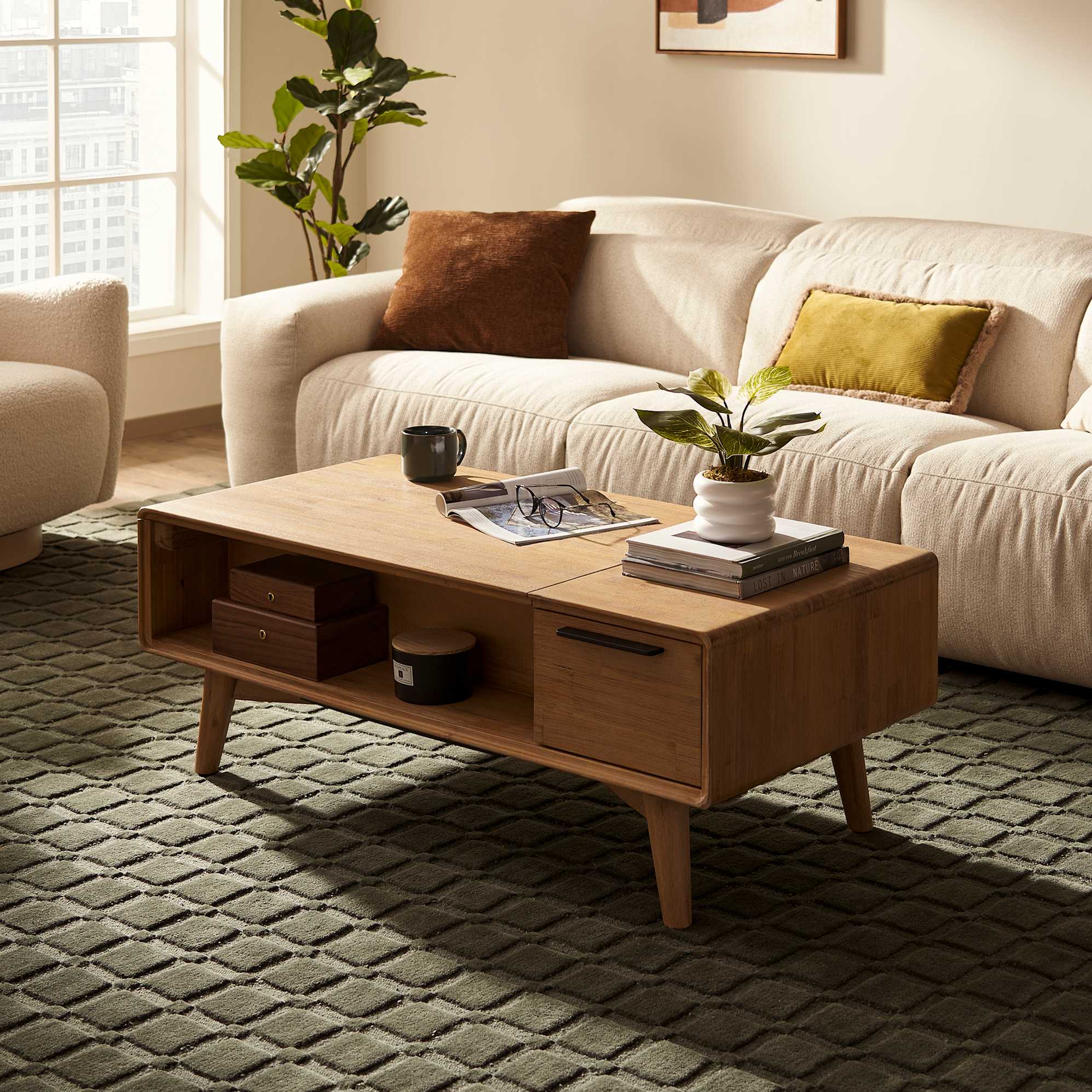Seb Lift Top Coffee Table, Large 3
