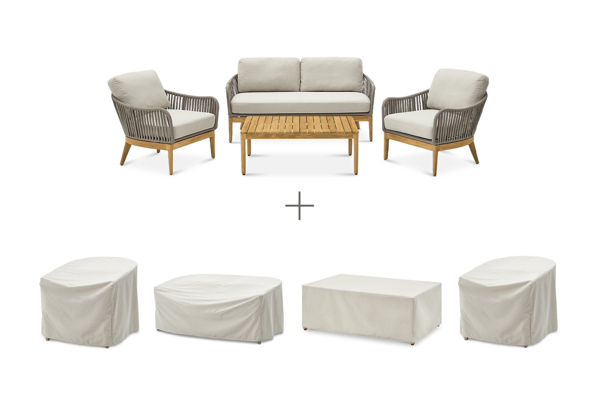 Isla Outdoor Build-Your-Own Lounge Set 2