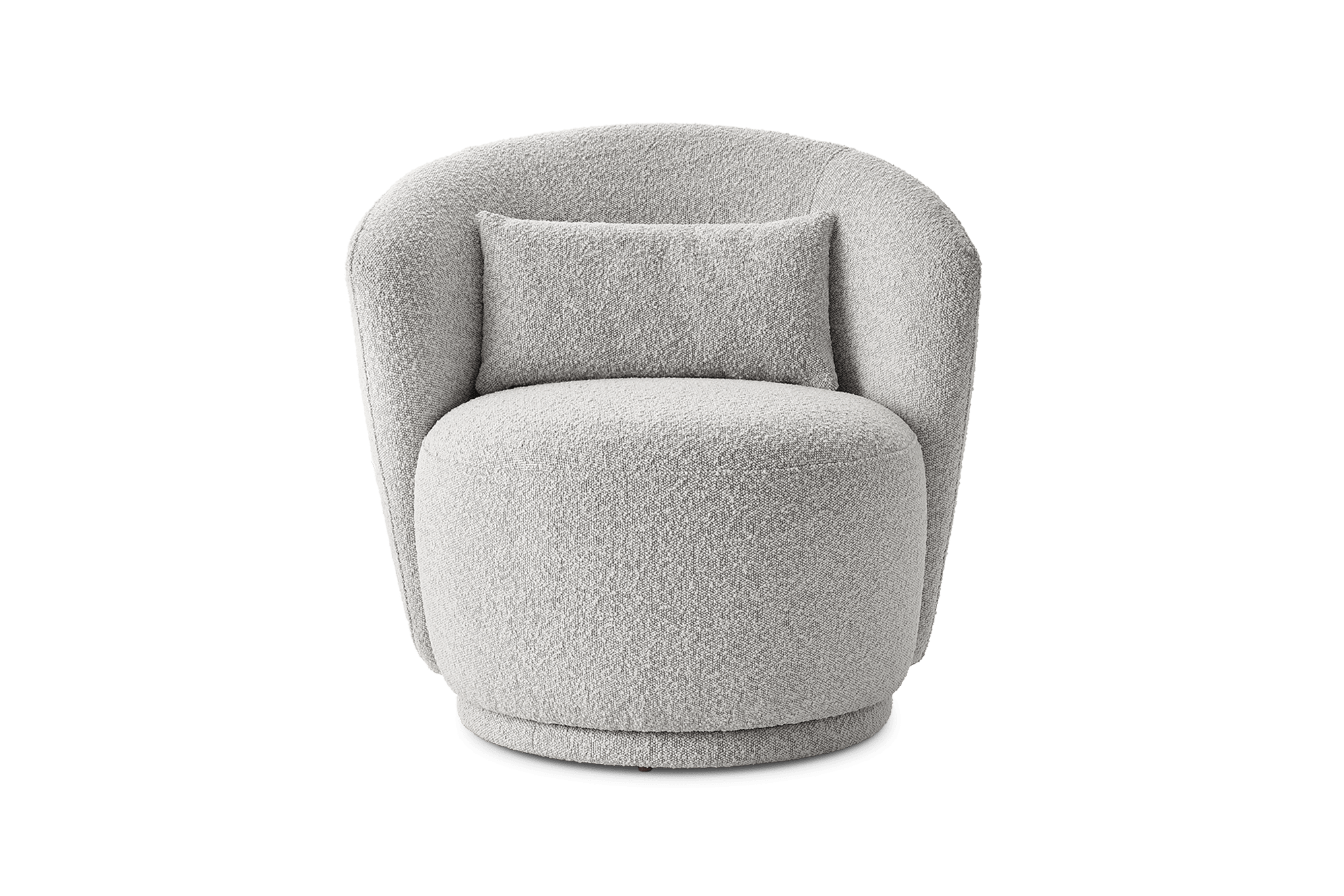Avery Performance Bouclé Swivel Armchair 7