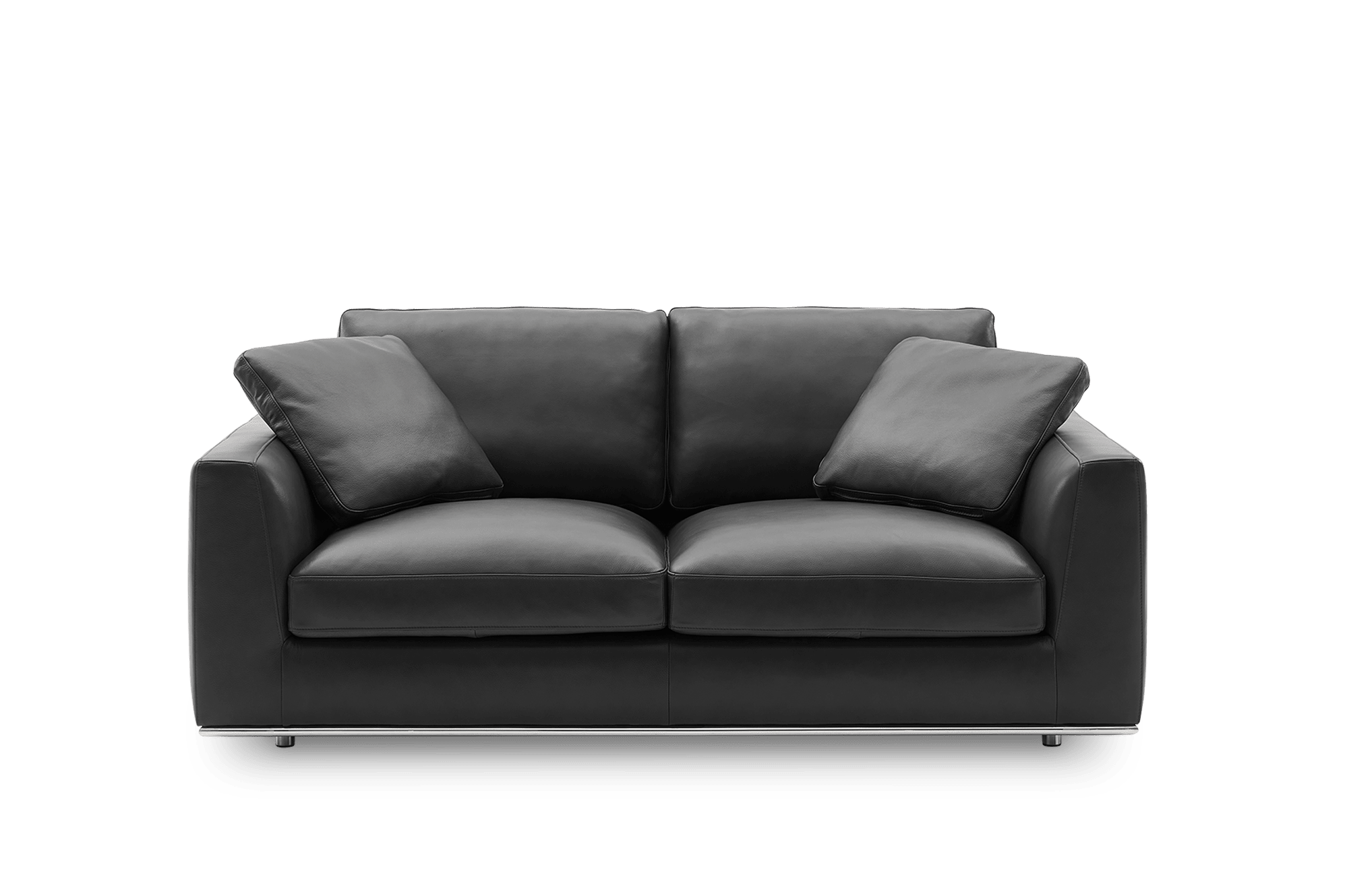 Hamilton Leather 2 Seater Sofa 1