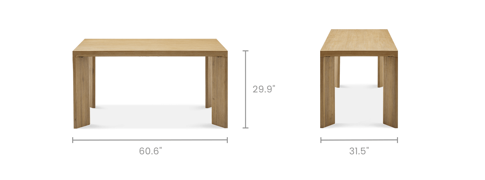 dimension of Casa Dining Table