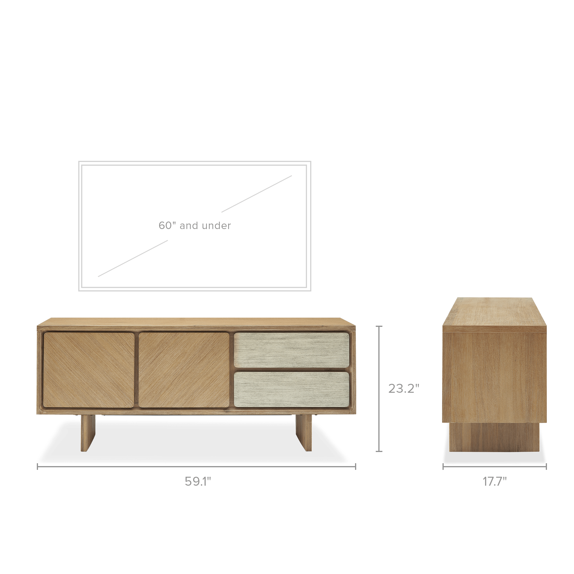 dimension of Casa TV Stand