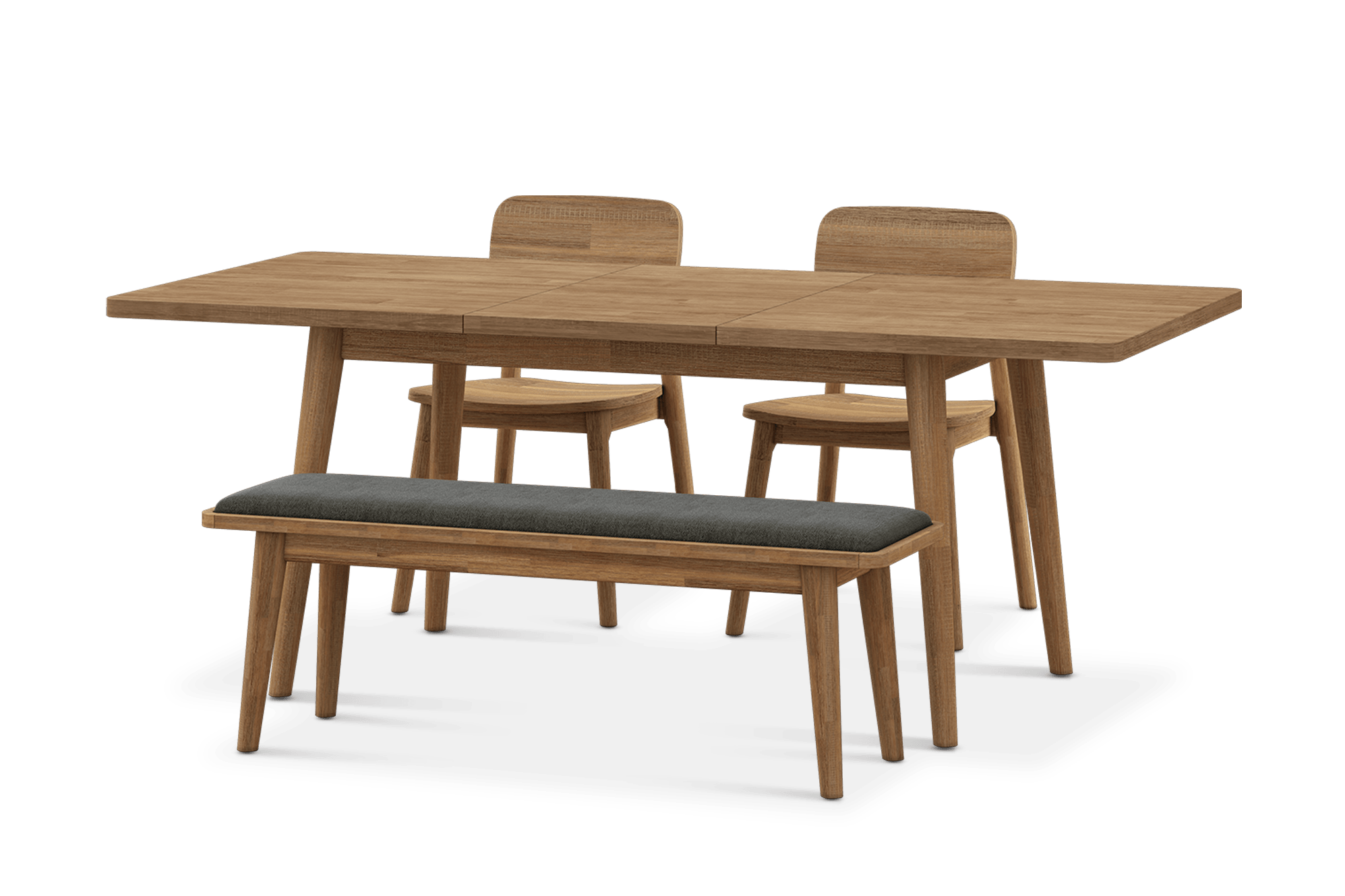 Seb Extendable Dining Set for 4-6 2