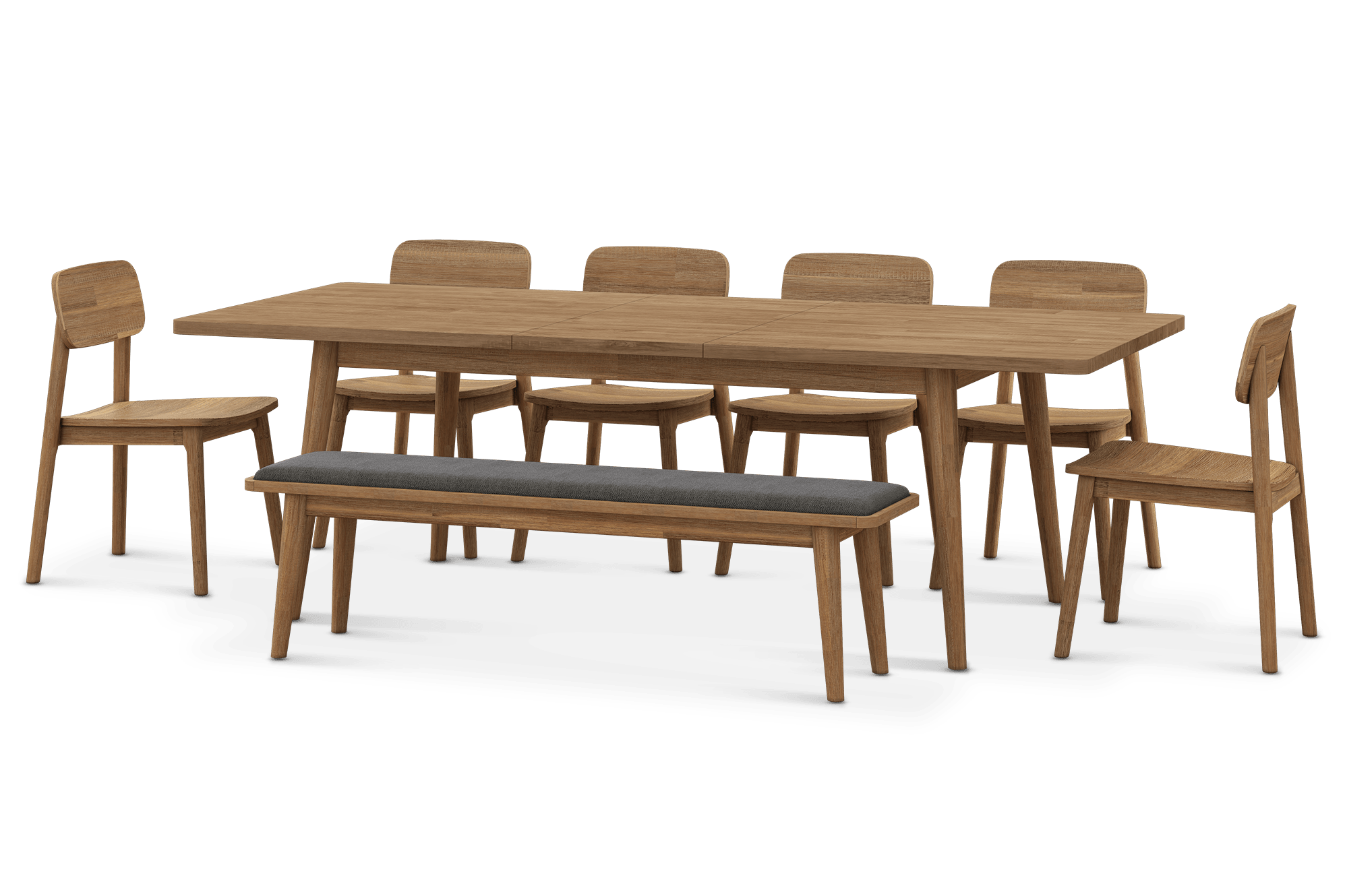 Seb Extendable Dining Set for 6-8