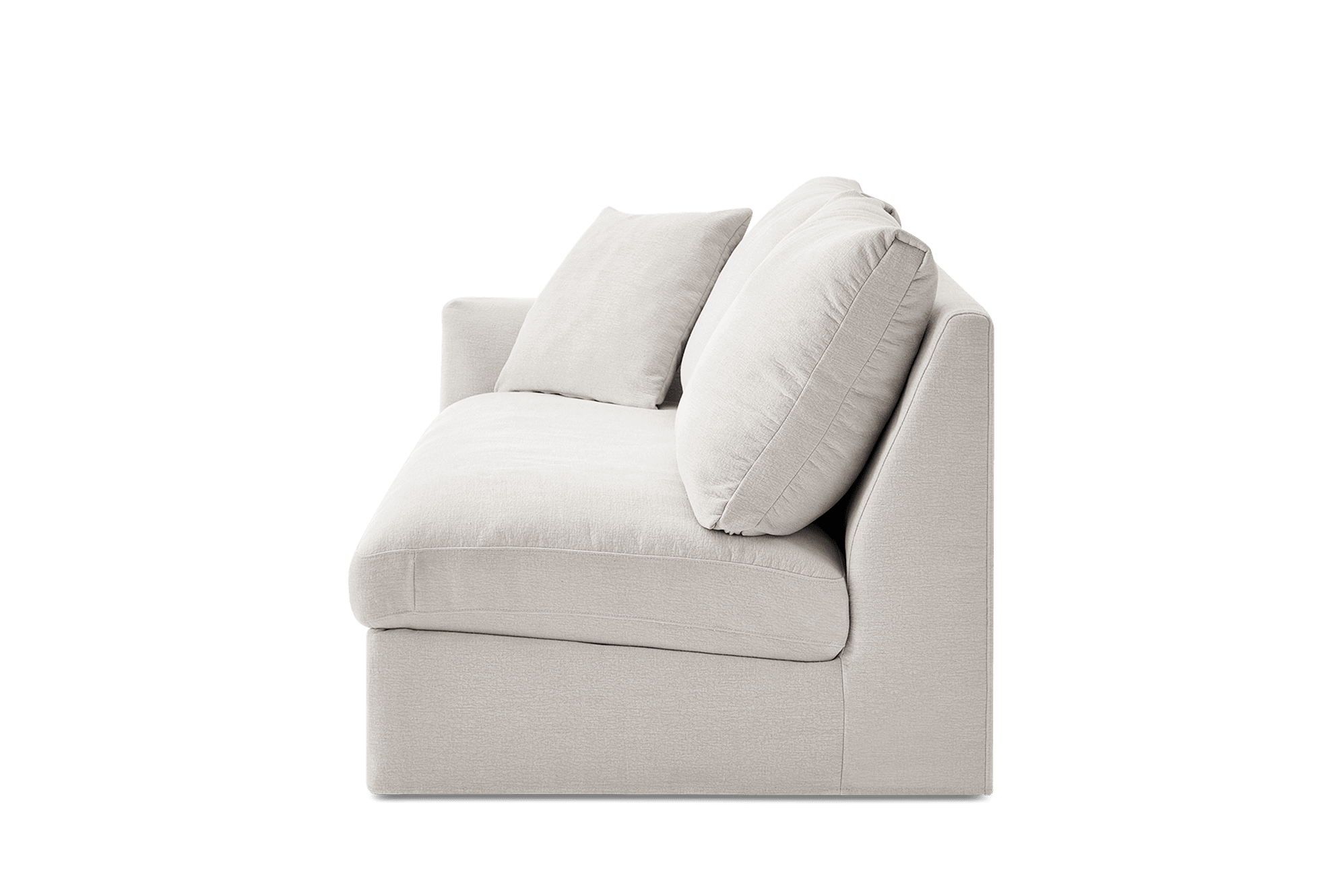 Agnes Slipcover Storage Left Arm 2 Seater Sofa 8