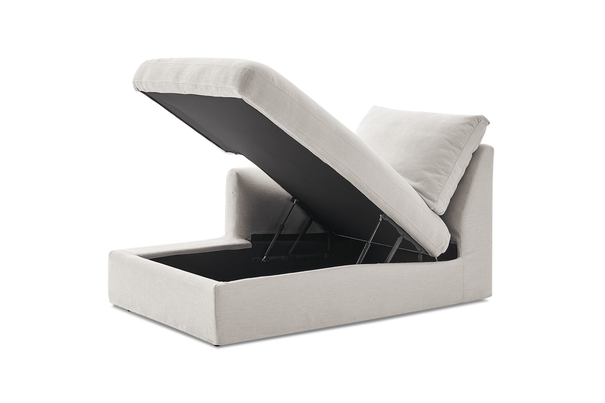 Agnes Slipcover Storage Left Chaise 1