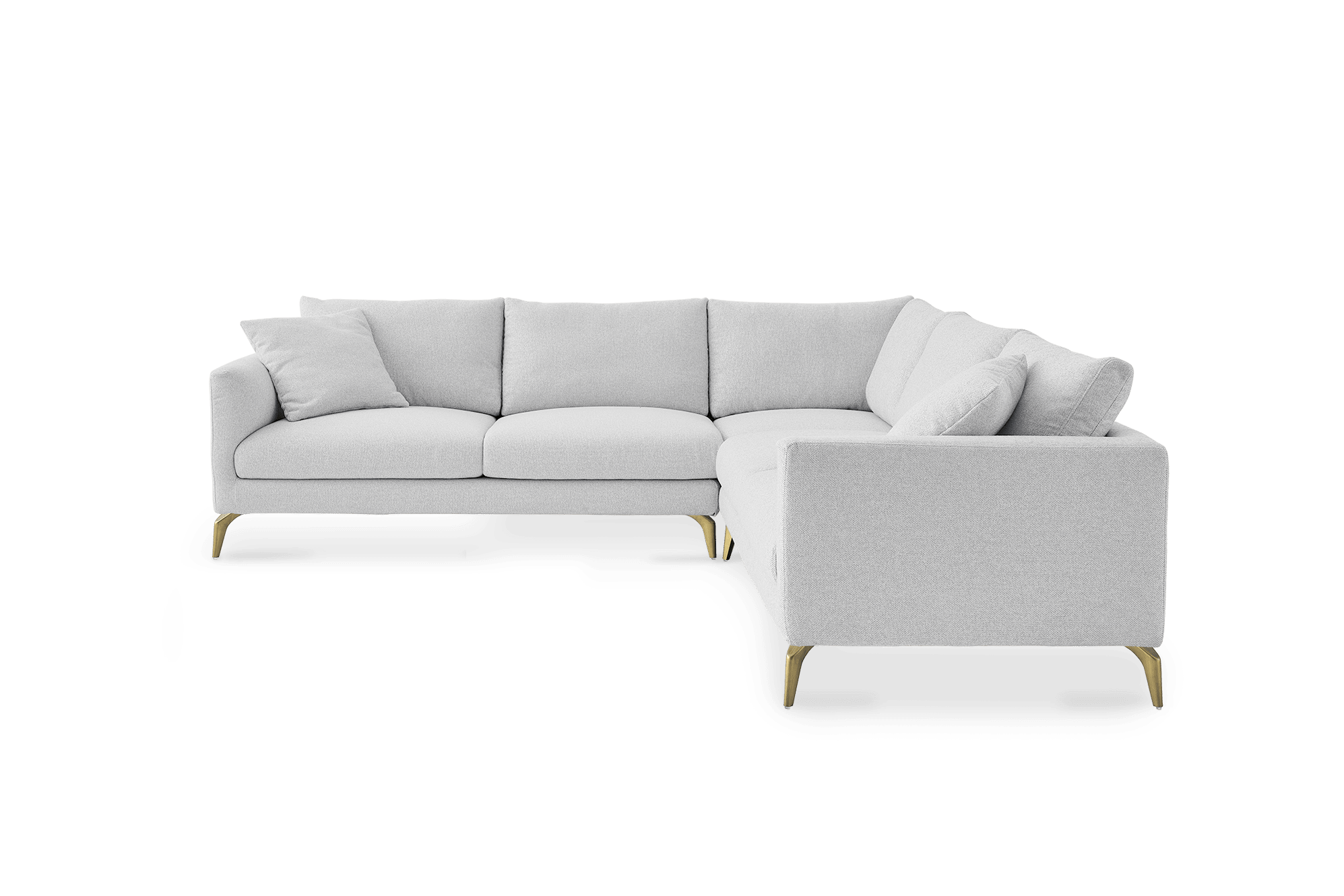 Lena Performance Fabric L-Shape Sectional Sofa 6