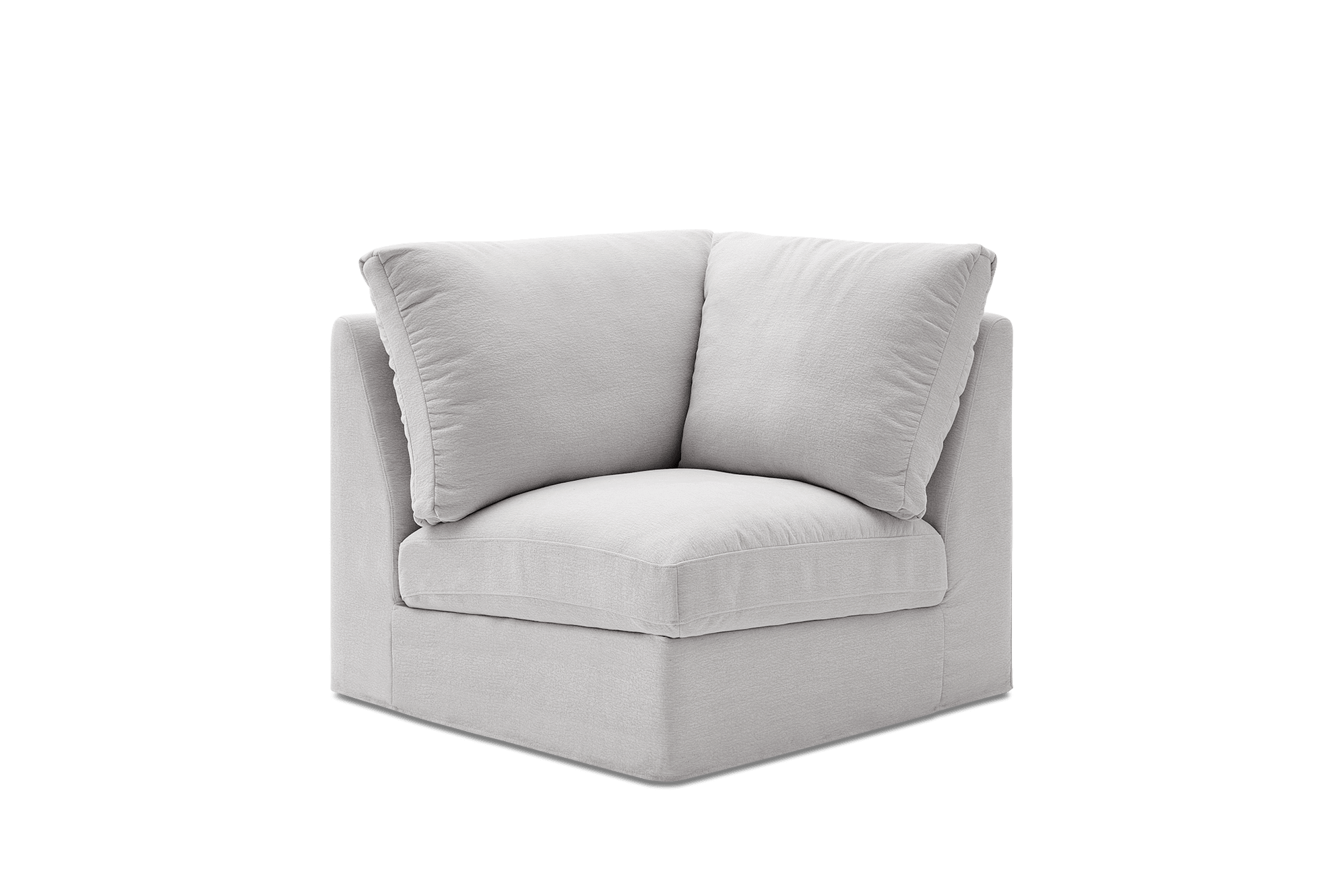 Agnes Corner Sofa Cover, (Sadie) Ivory
