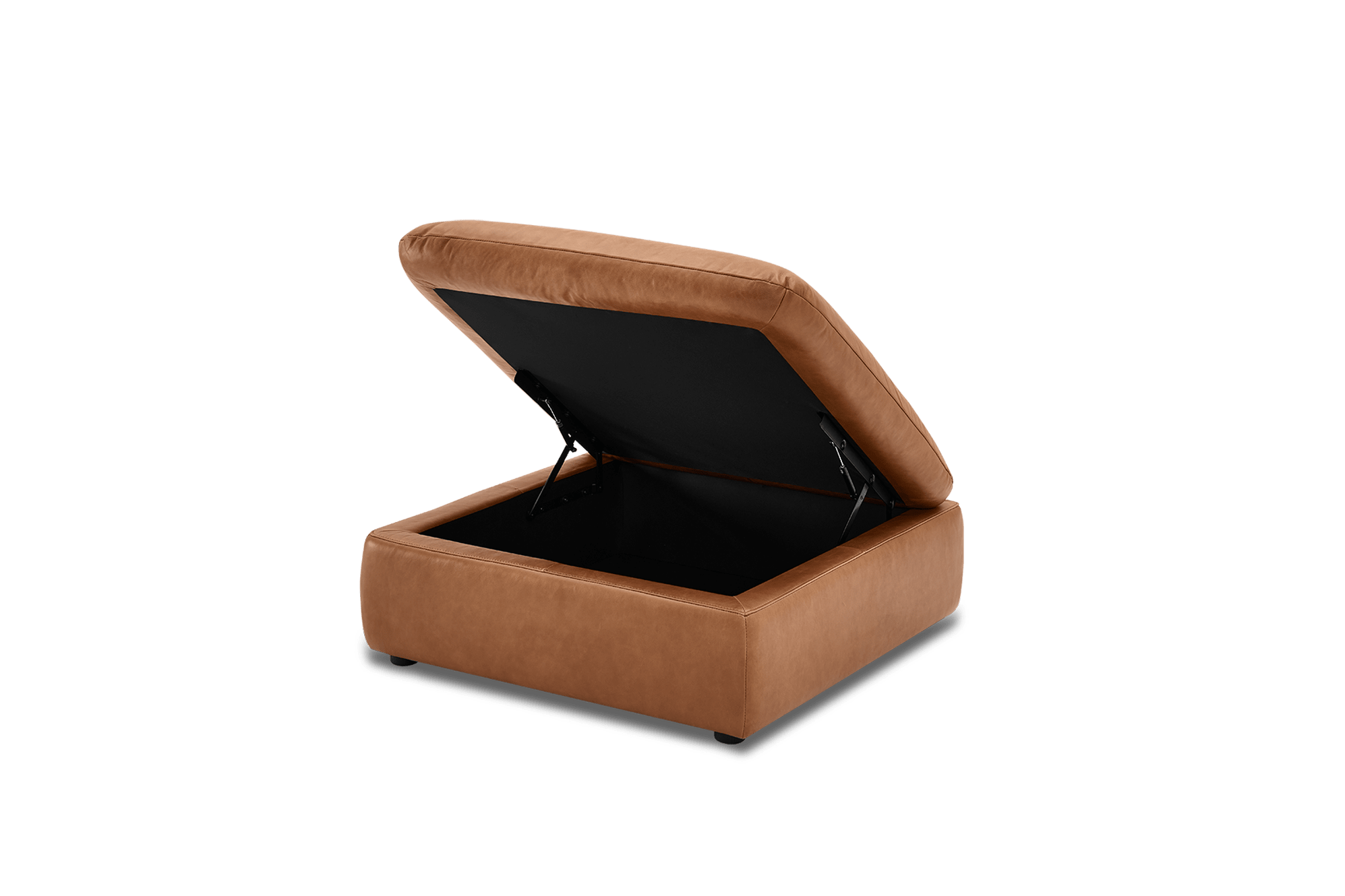 Dawson Leather Storage Ottoman 3