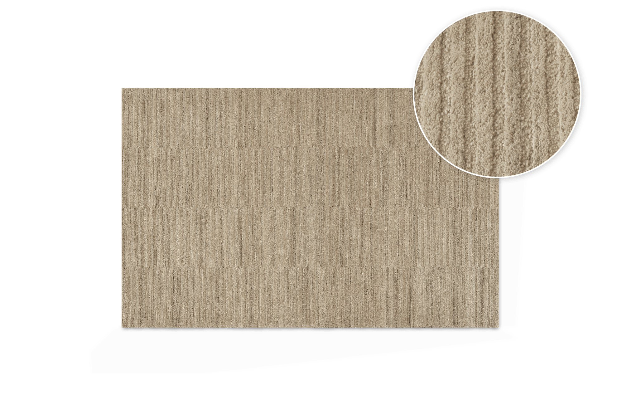 Talia Area Rug, Parchment, 5' x 8'