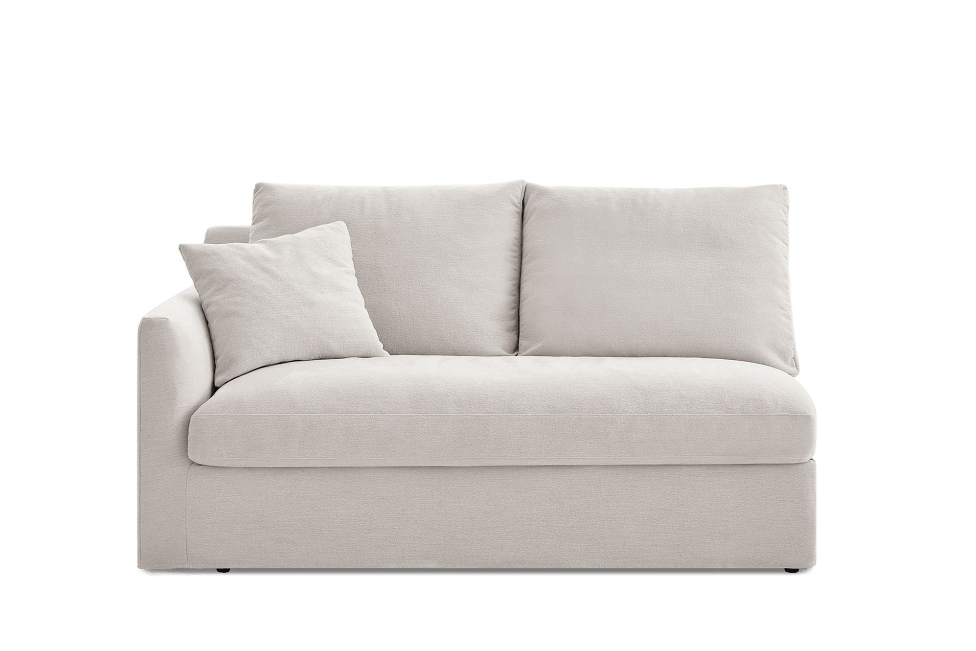 Agnes Slipcover Storage Left Arm 2 Seater Sofa image 0